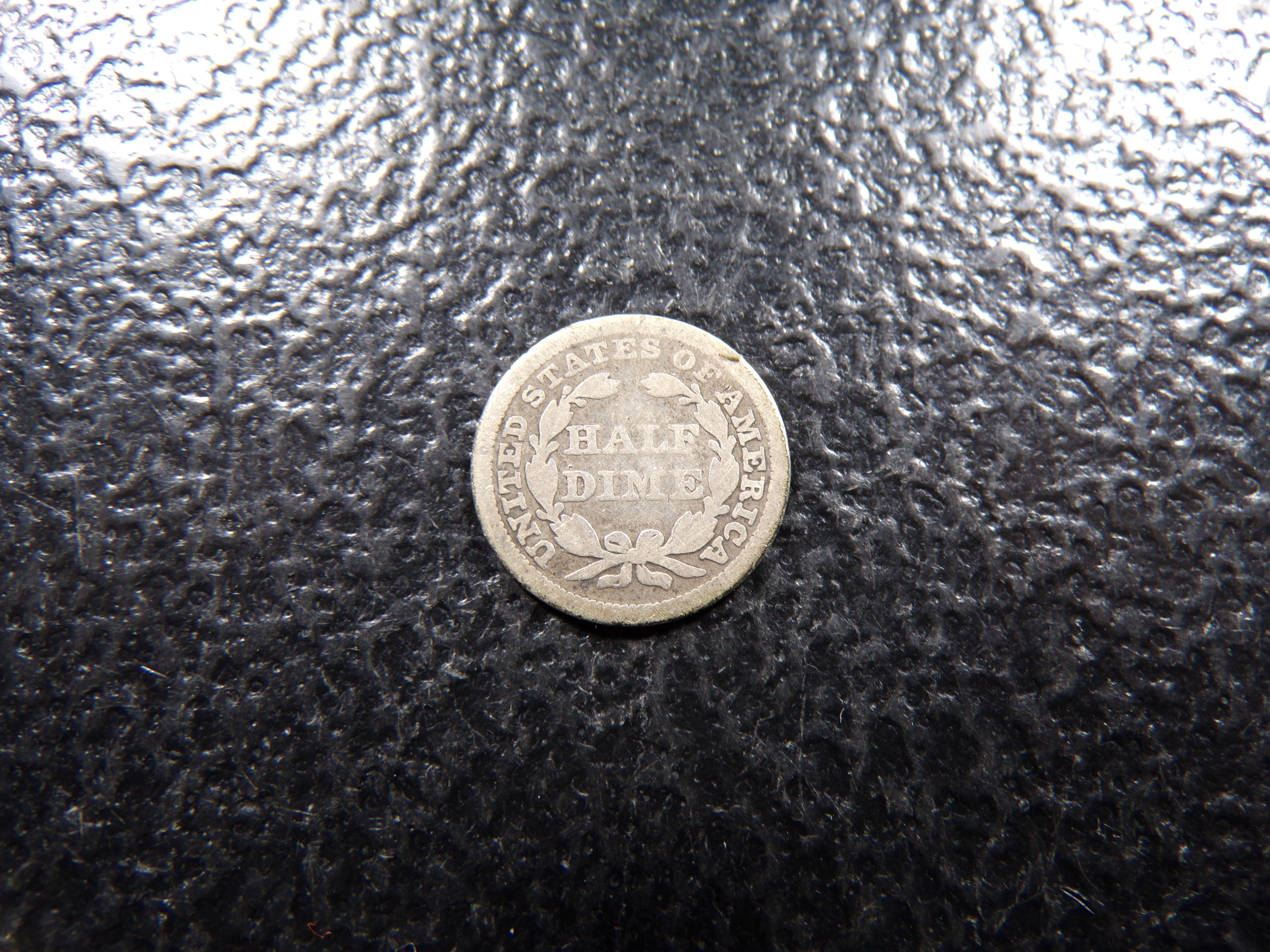 1843 SEATED LIBERTY SILVER HALF DIME
