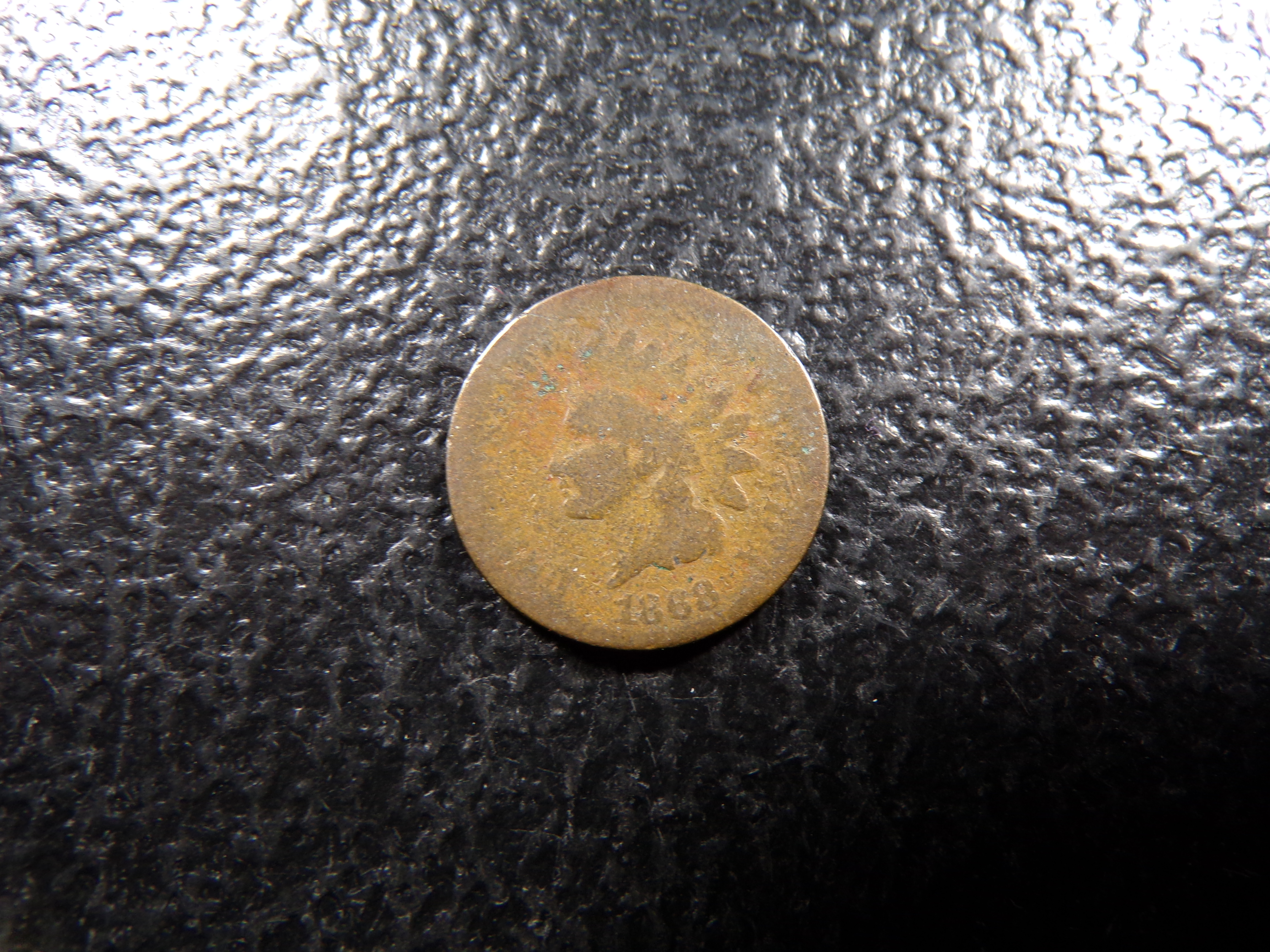 1868 RARE DATE INDIAN HEAD CENT