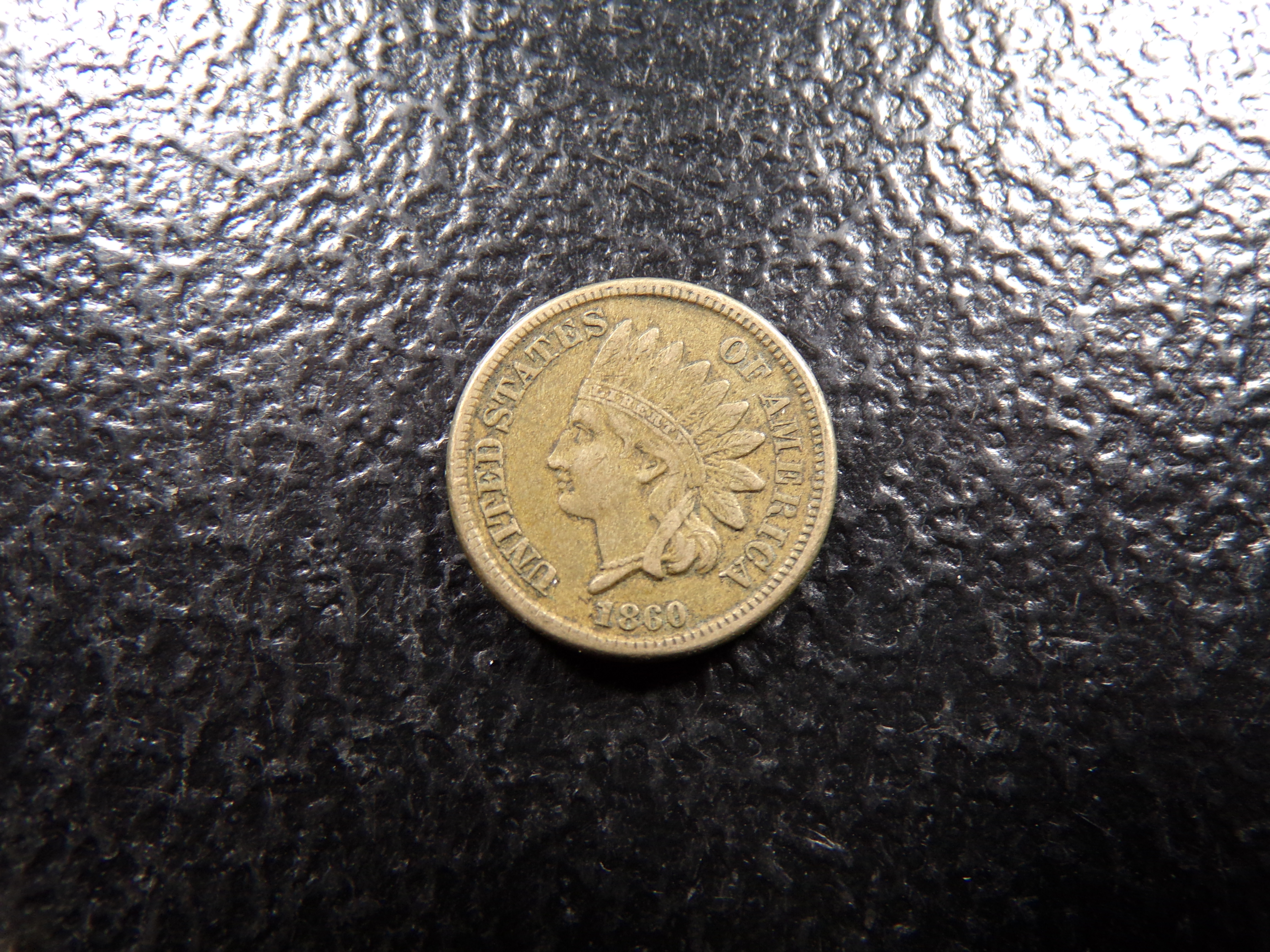 1860 COPPER NICKEL INDIAN CENT
