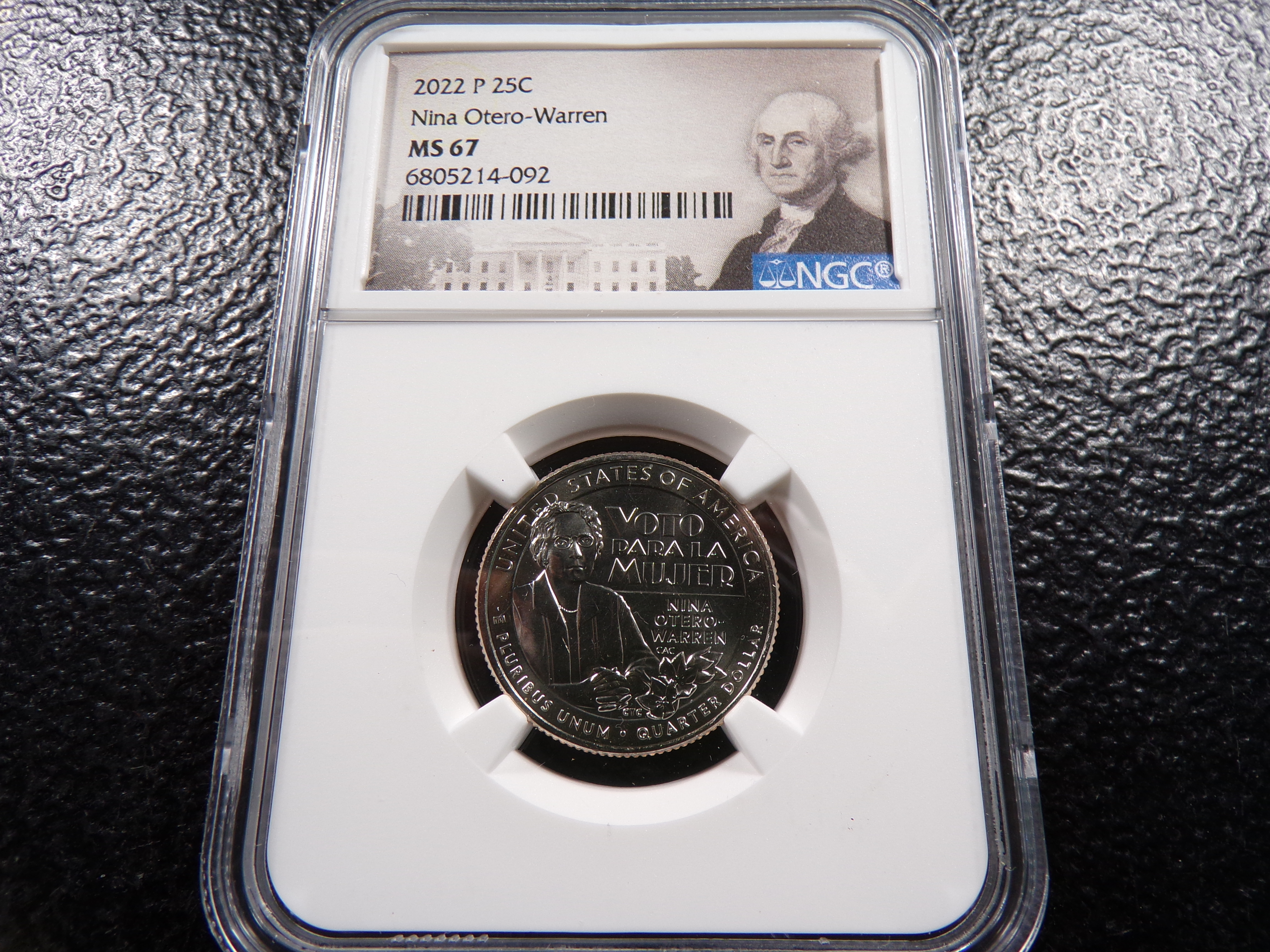 2022-P NGC MS67 NINA OTERO-WARREN QUARTER