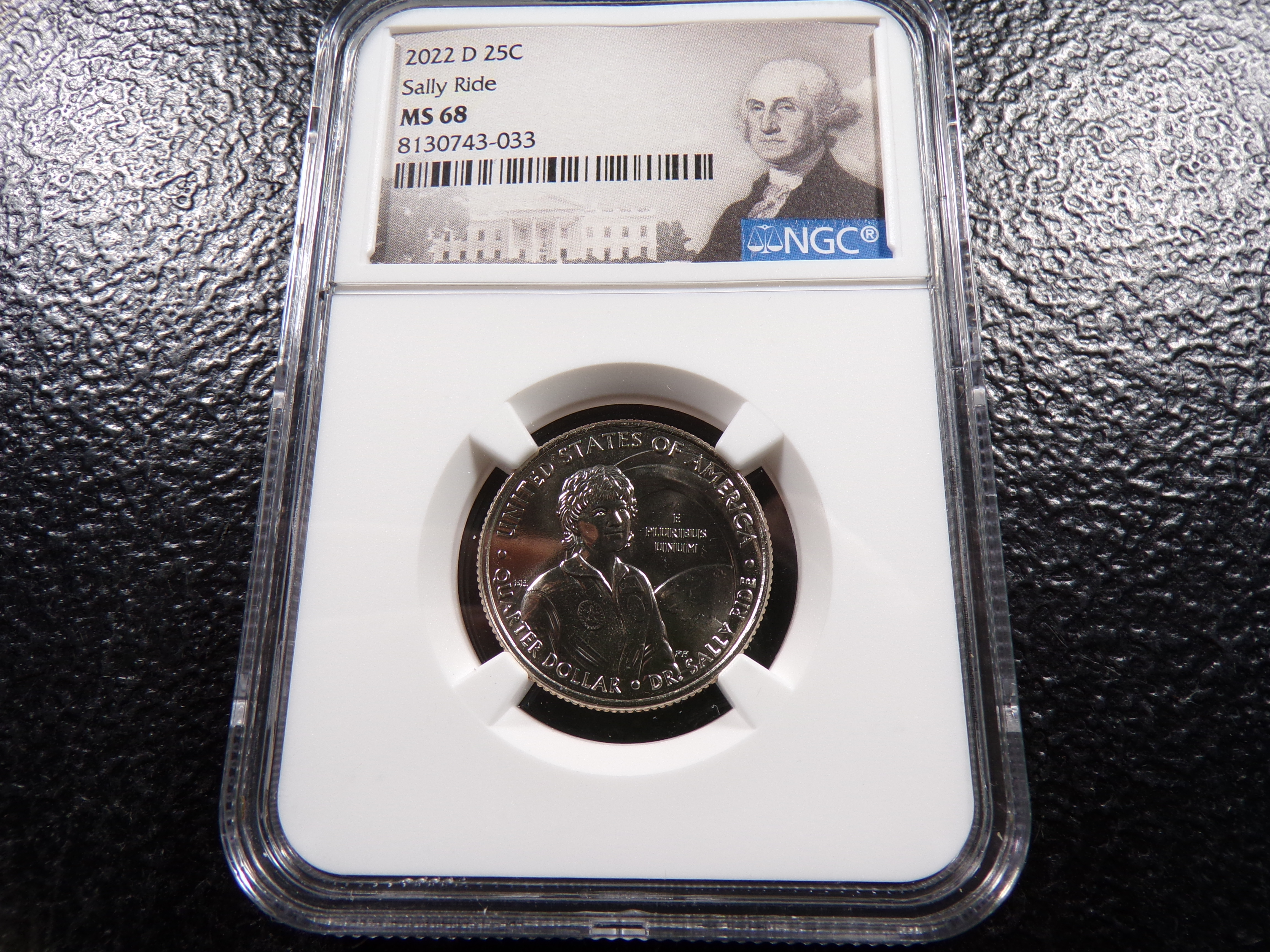 2022-D NGC MS68 SALLY RIDE QUARTER