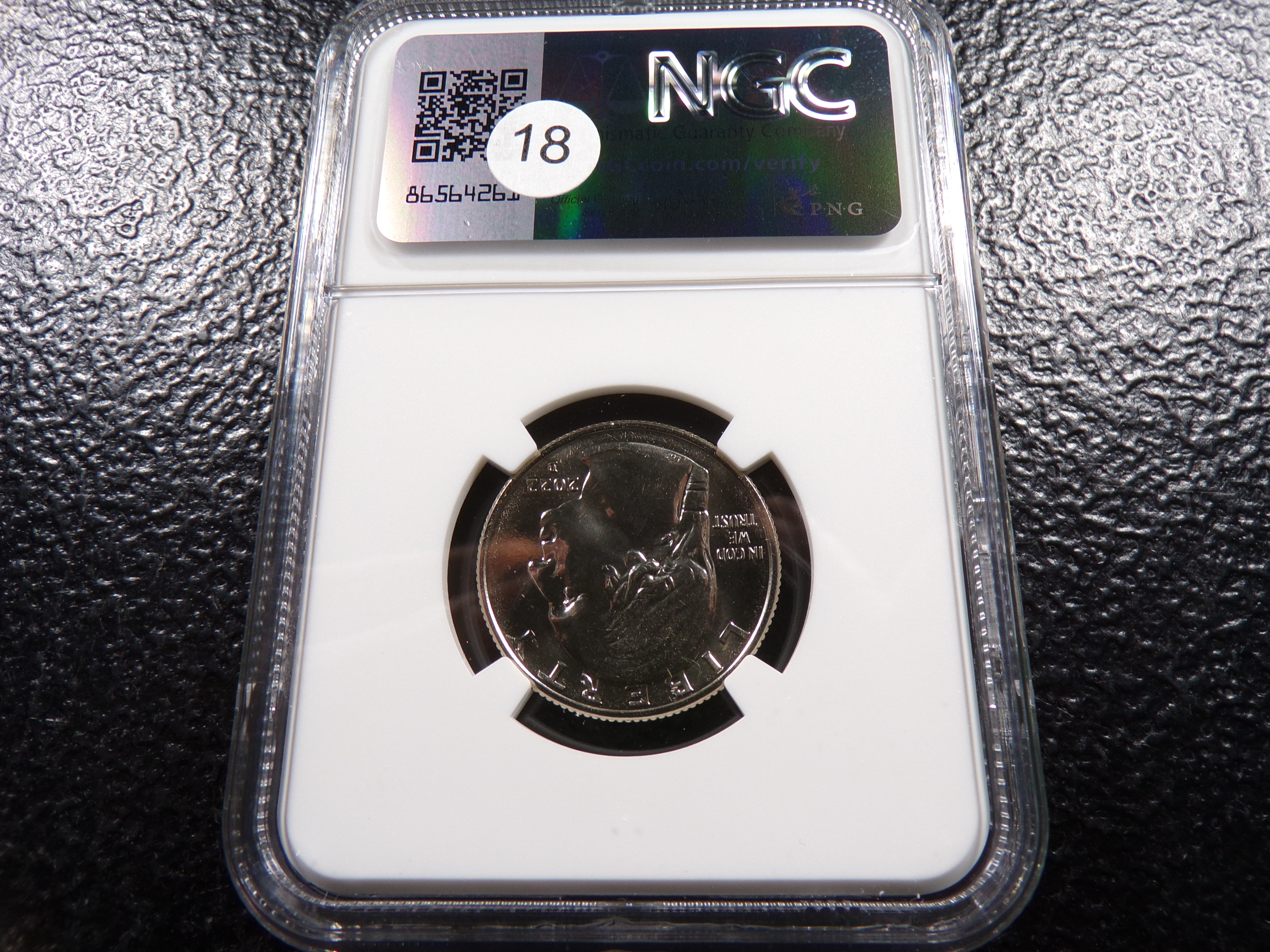 2022-D NGC MS68 SALLY RIDE QUARTER