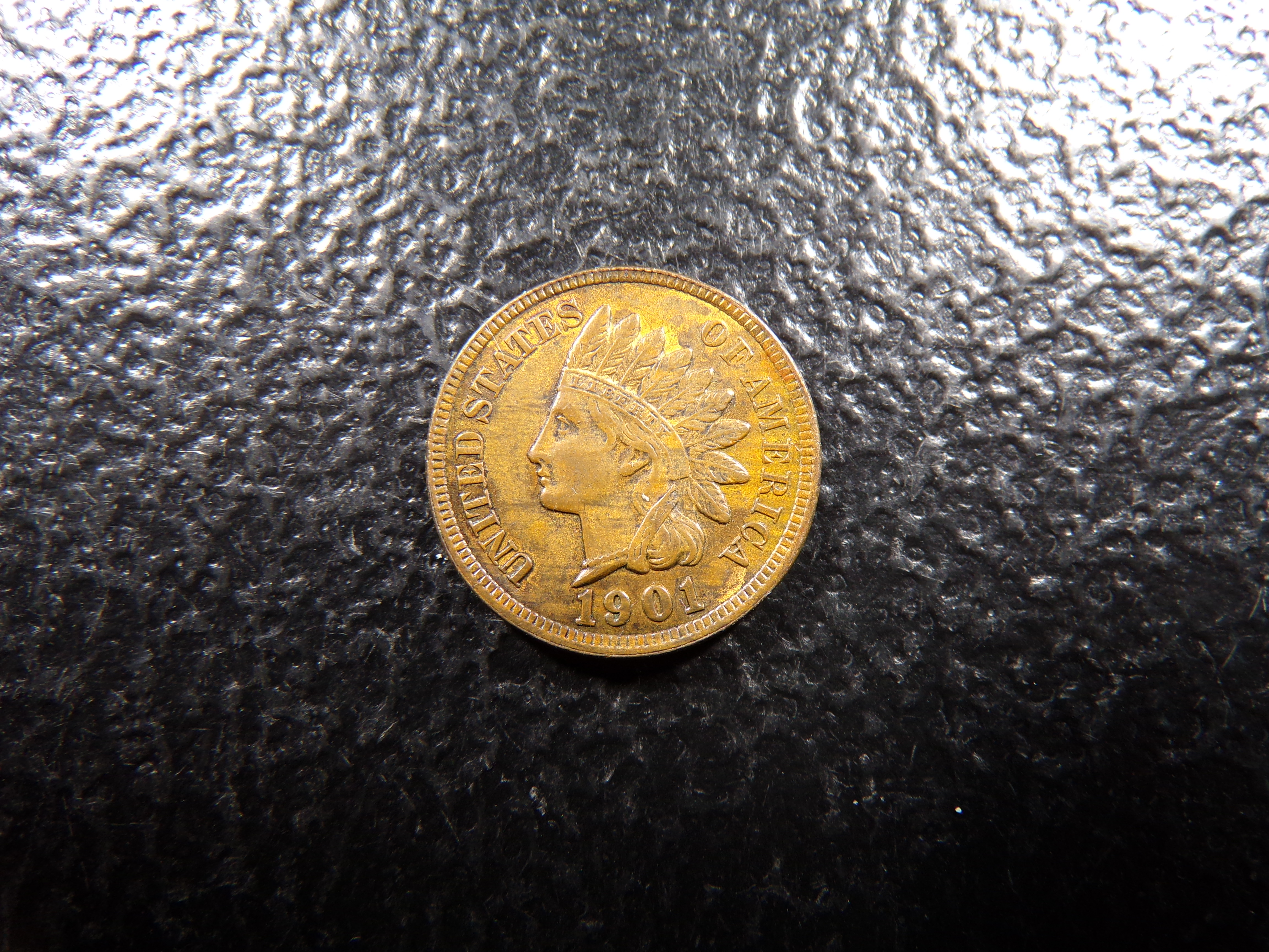 1901 HIGH GRADE INDIAN HEAD CENT