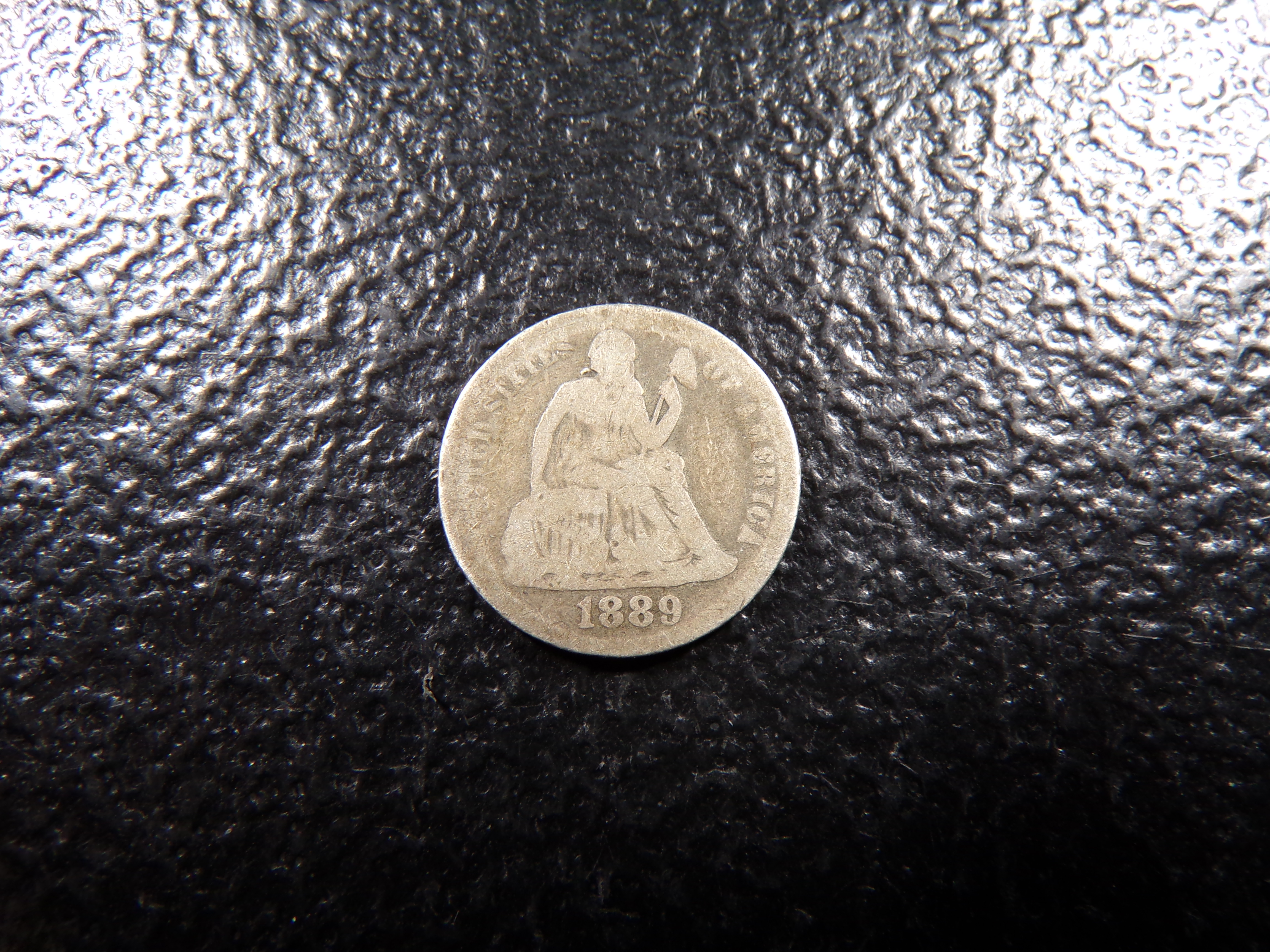 1889 SEATED LIBERTY SILVER DIME