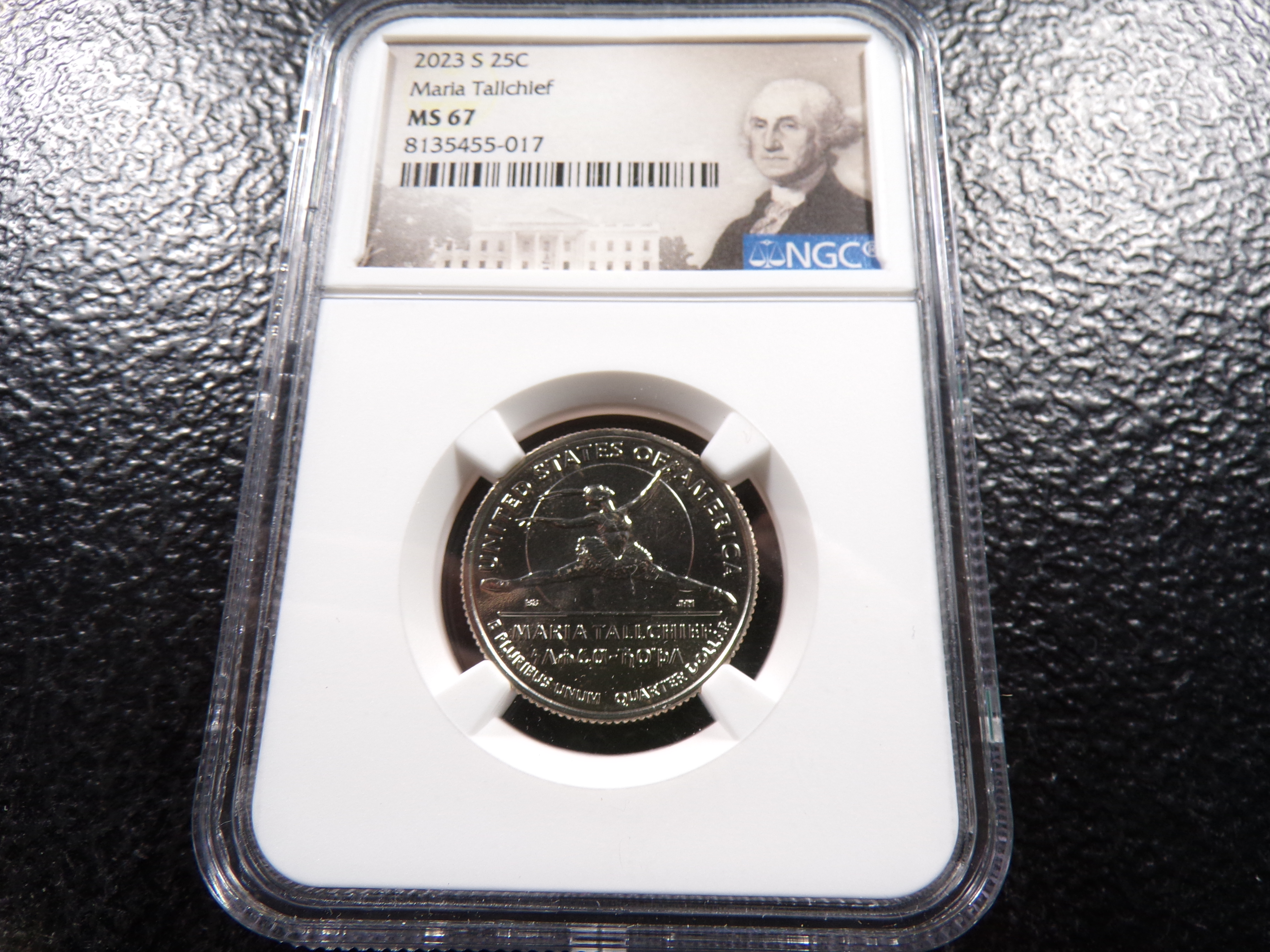 2023-S NGC MS67 MARIA TALLCHIEF QUARTER