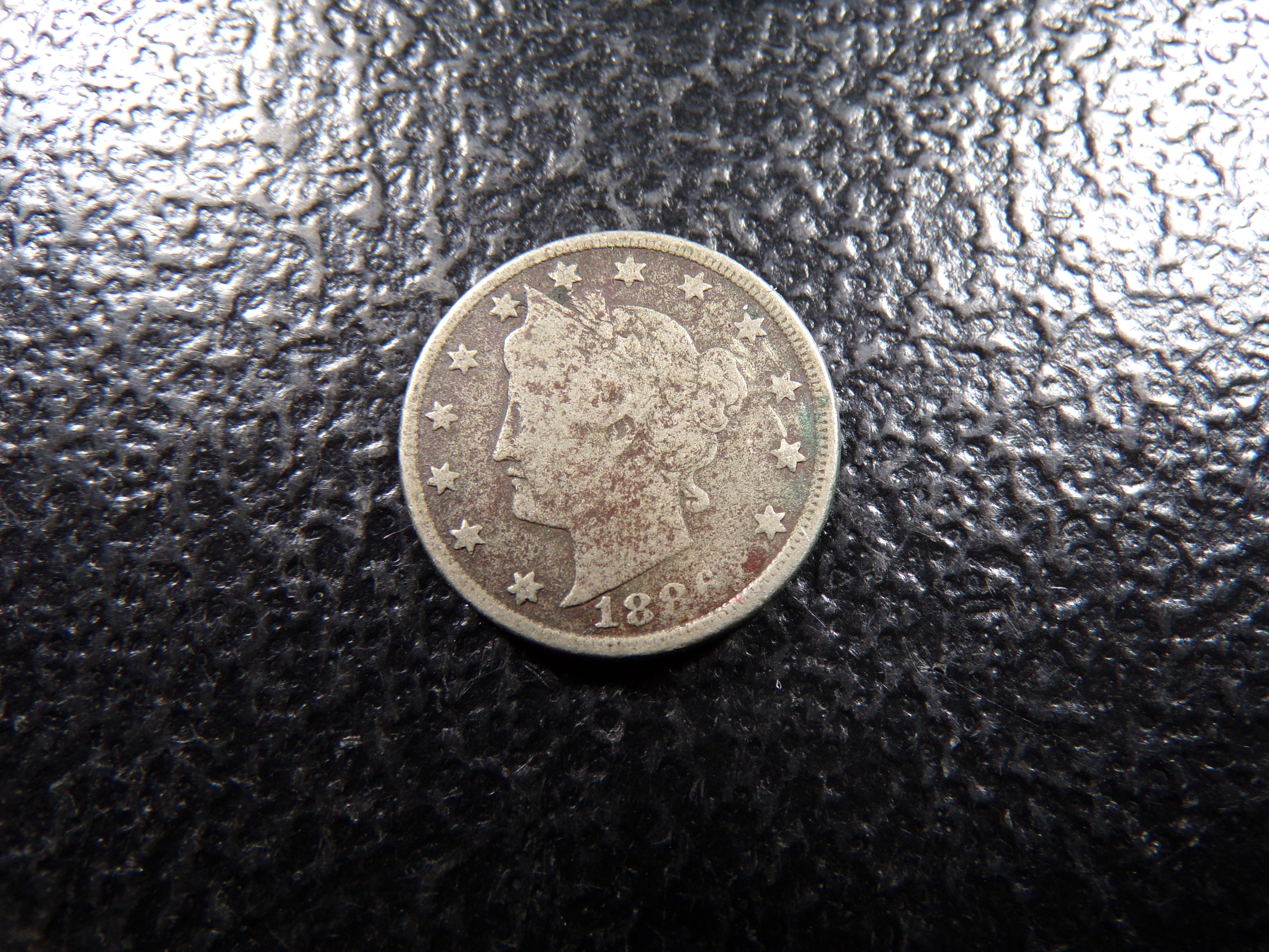 1886 KEY DATE LIBERTY HEAD V NICKEL
