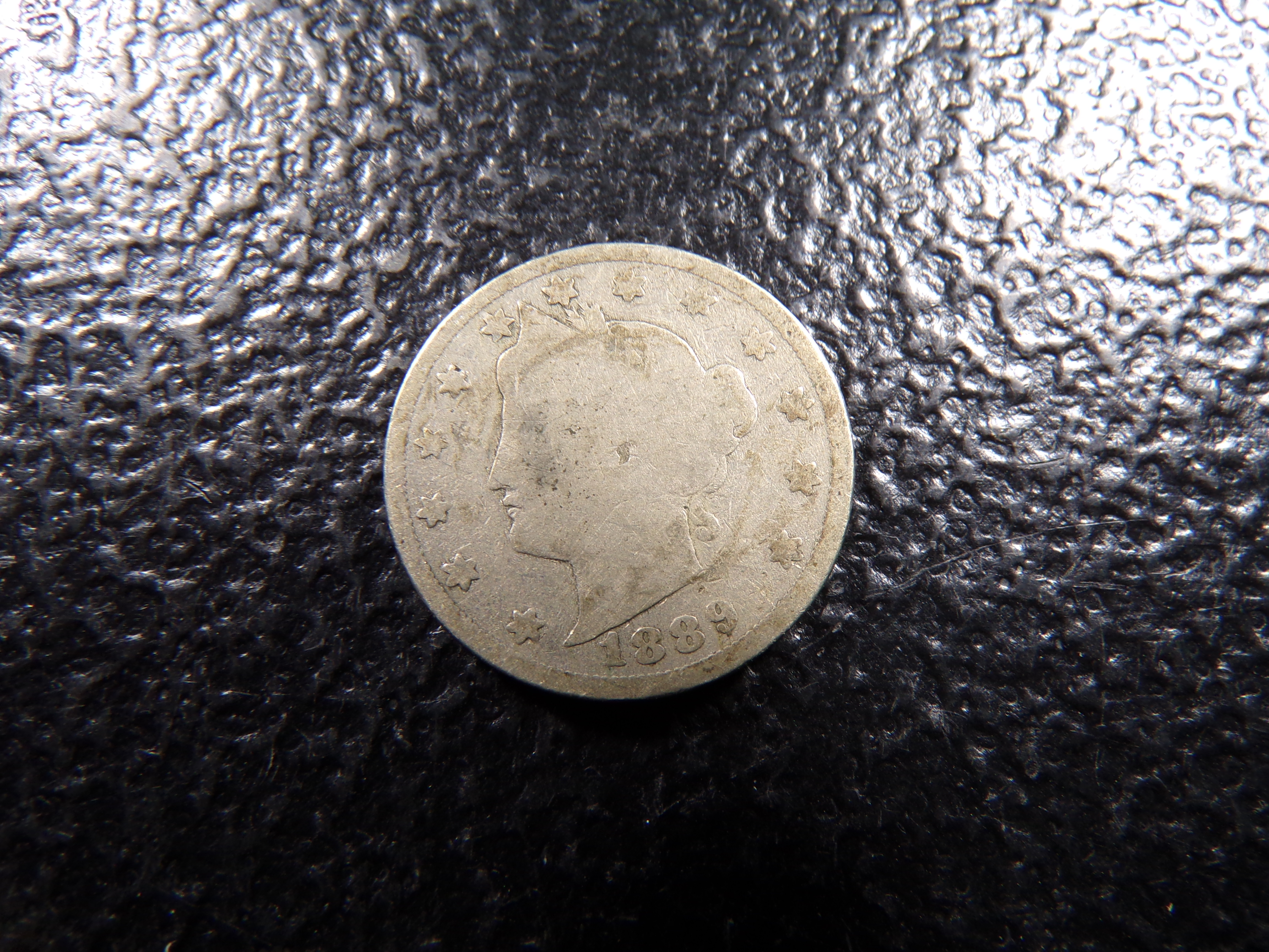 1889 LIBERTY HEAD V NICKEL