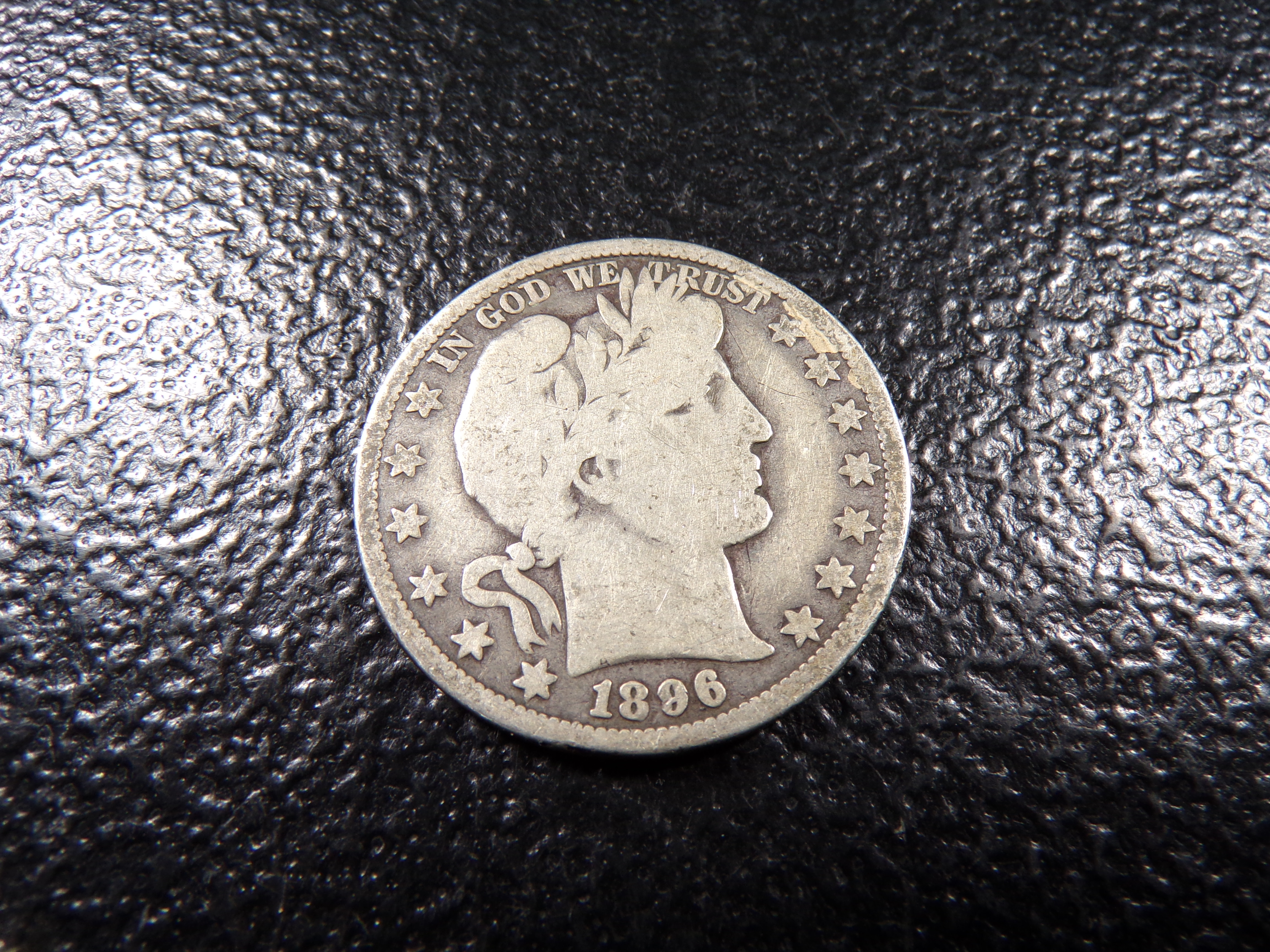 1896-O KEY DATE BARBER SILVER HALF DOLLAR