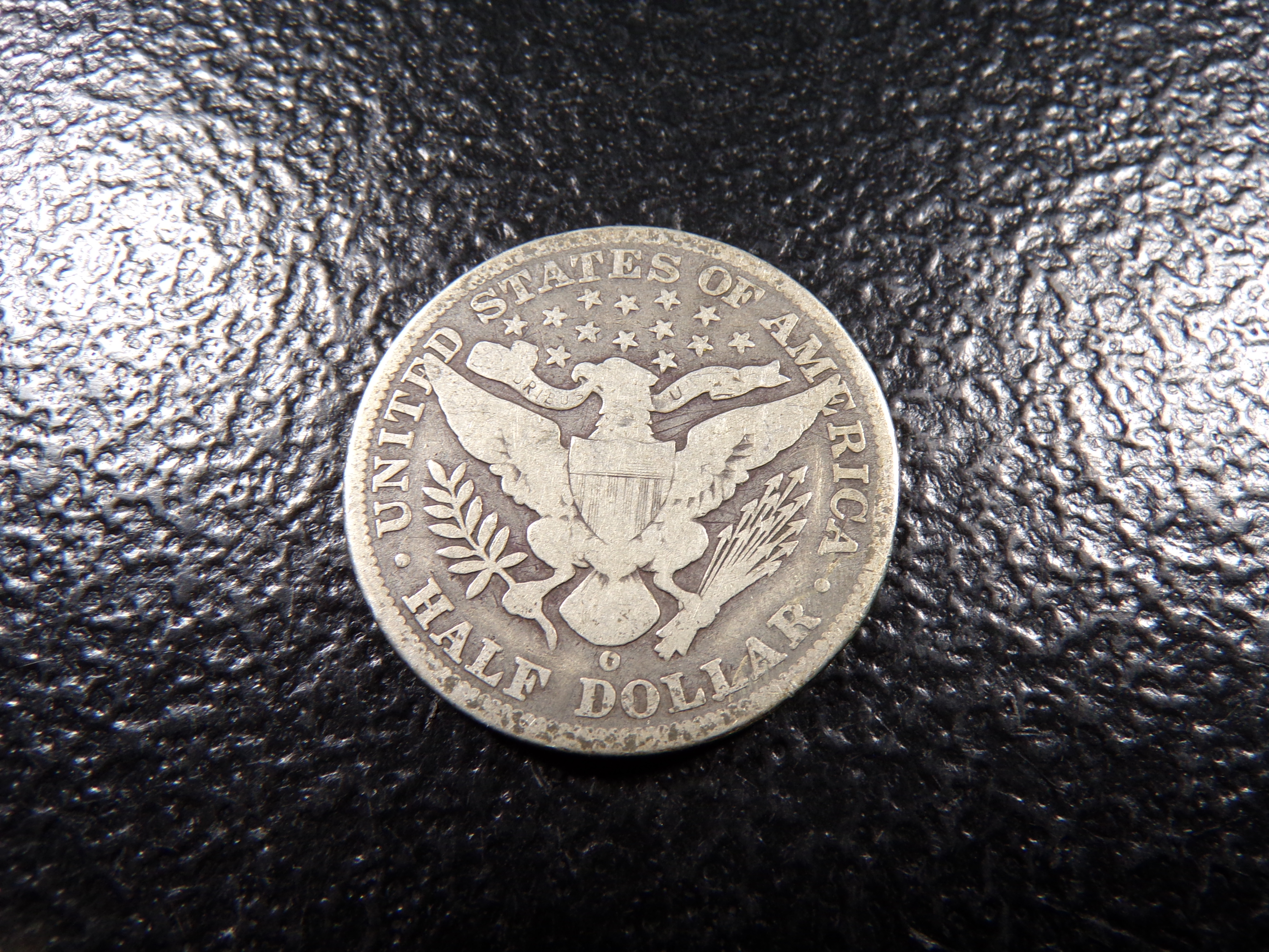 1896-O KEY DATE BARBER SILVER HALF DOLLAR