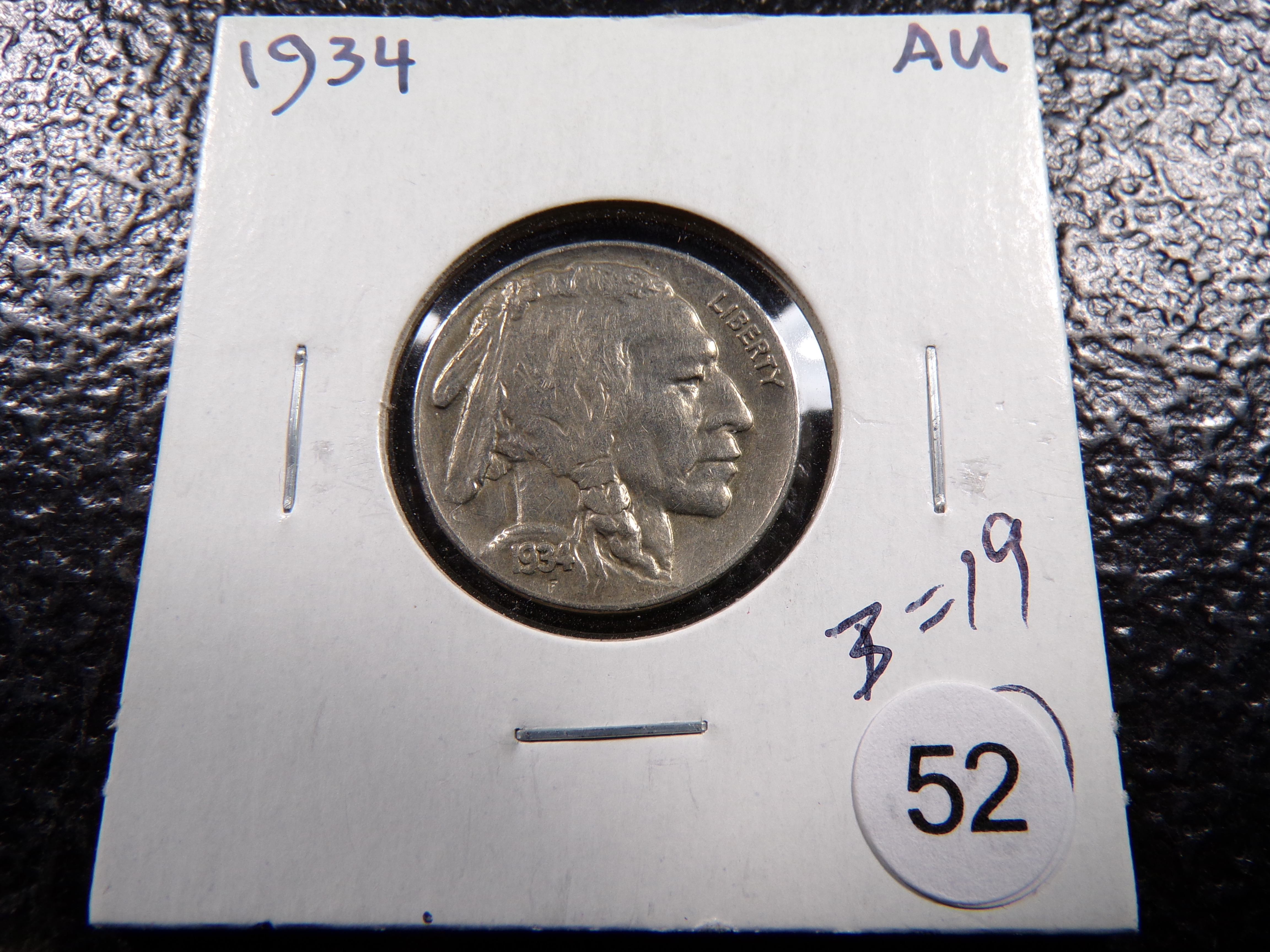 1934 INDIAN HEAD BUFFALO NICKEL