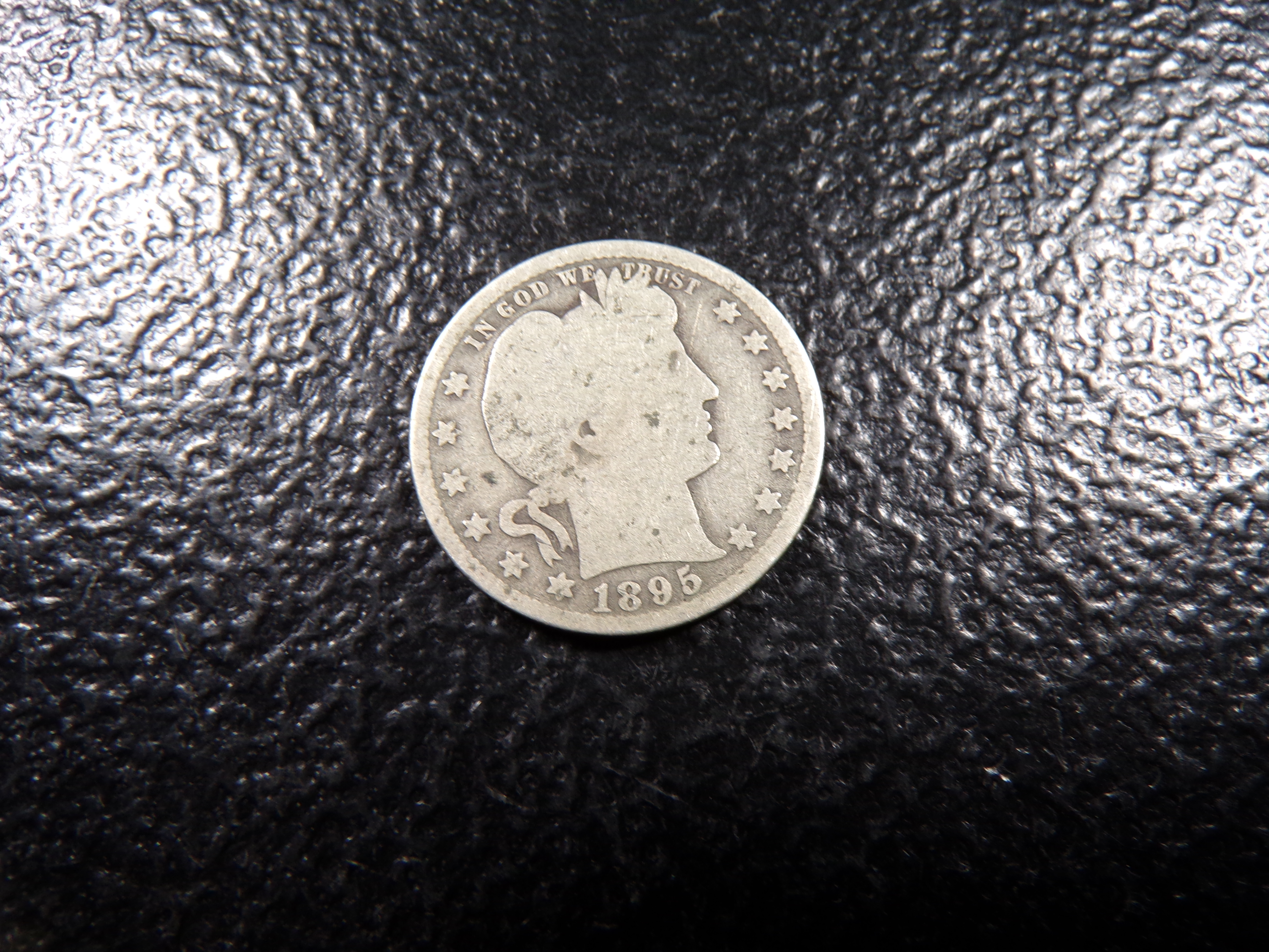 1895-O BARBER SILVER QUARTER