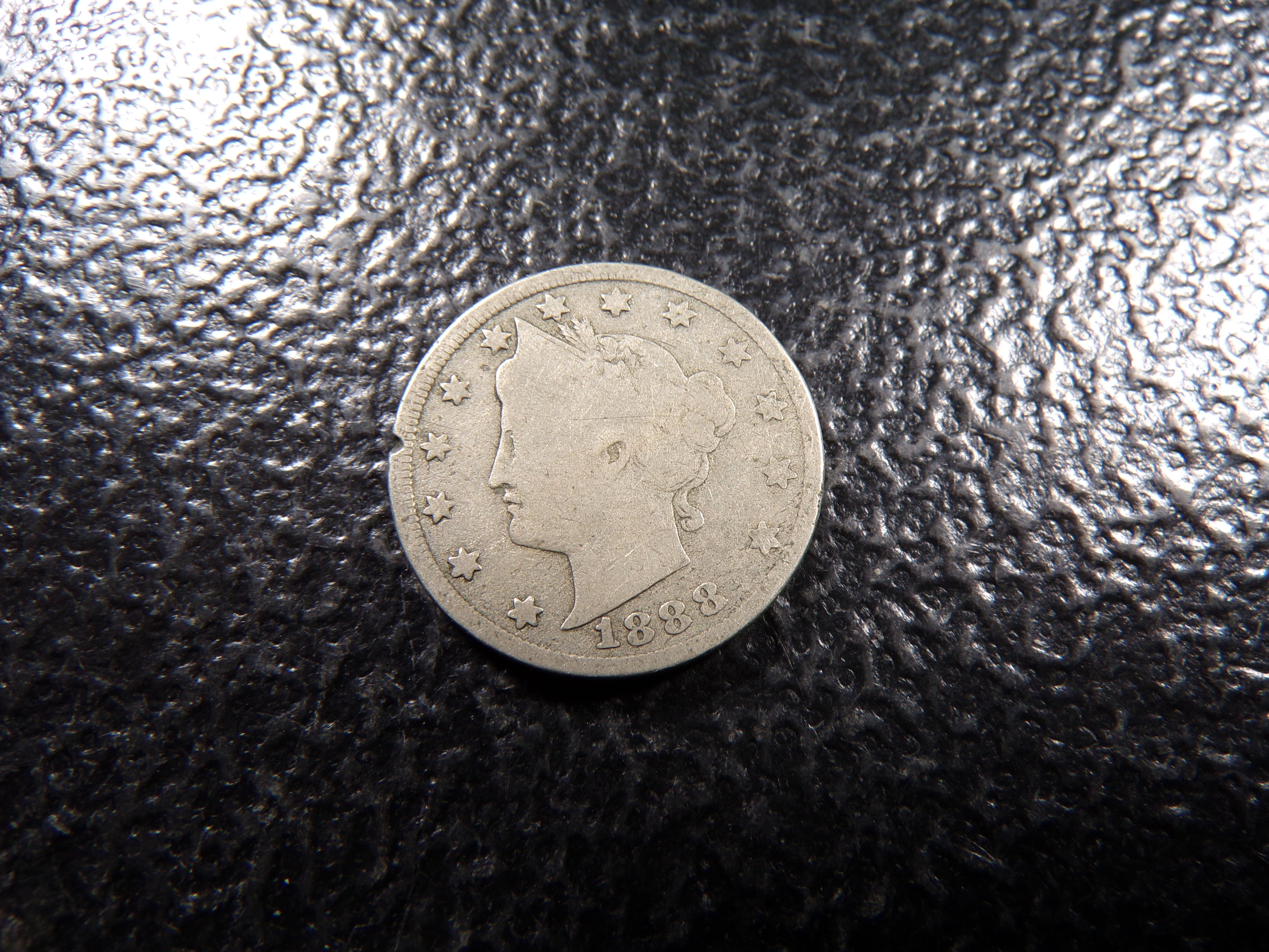 1888 LIBERTY HEAD V NICKEL