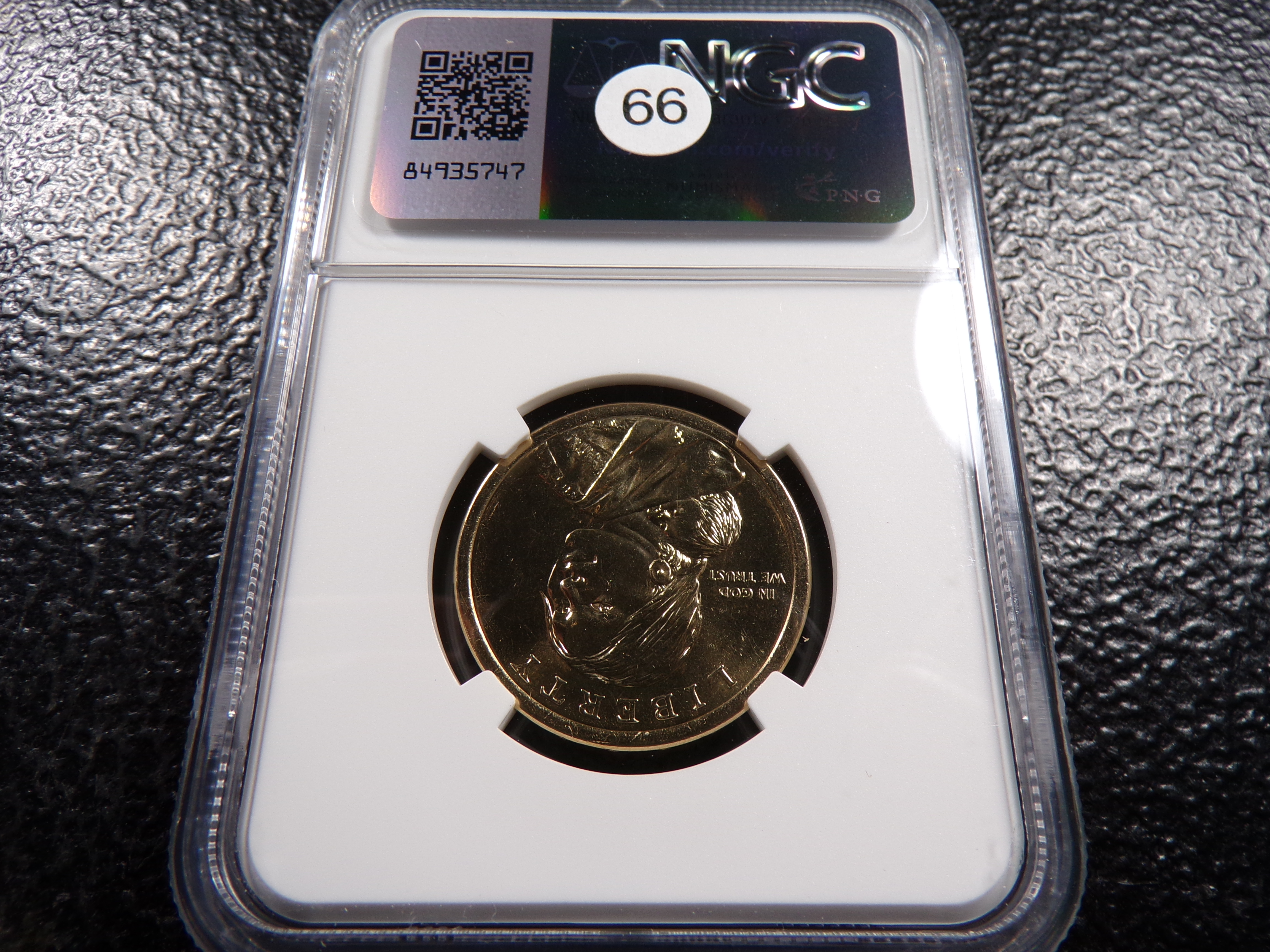 2022-D NGC MS67 ELY S PARKER SACAGAWEA DOLLAR