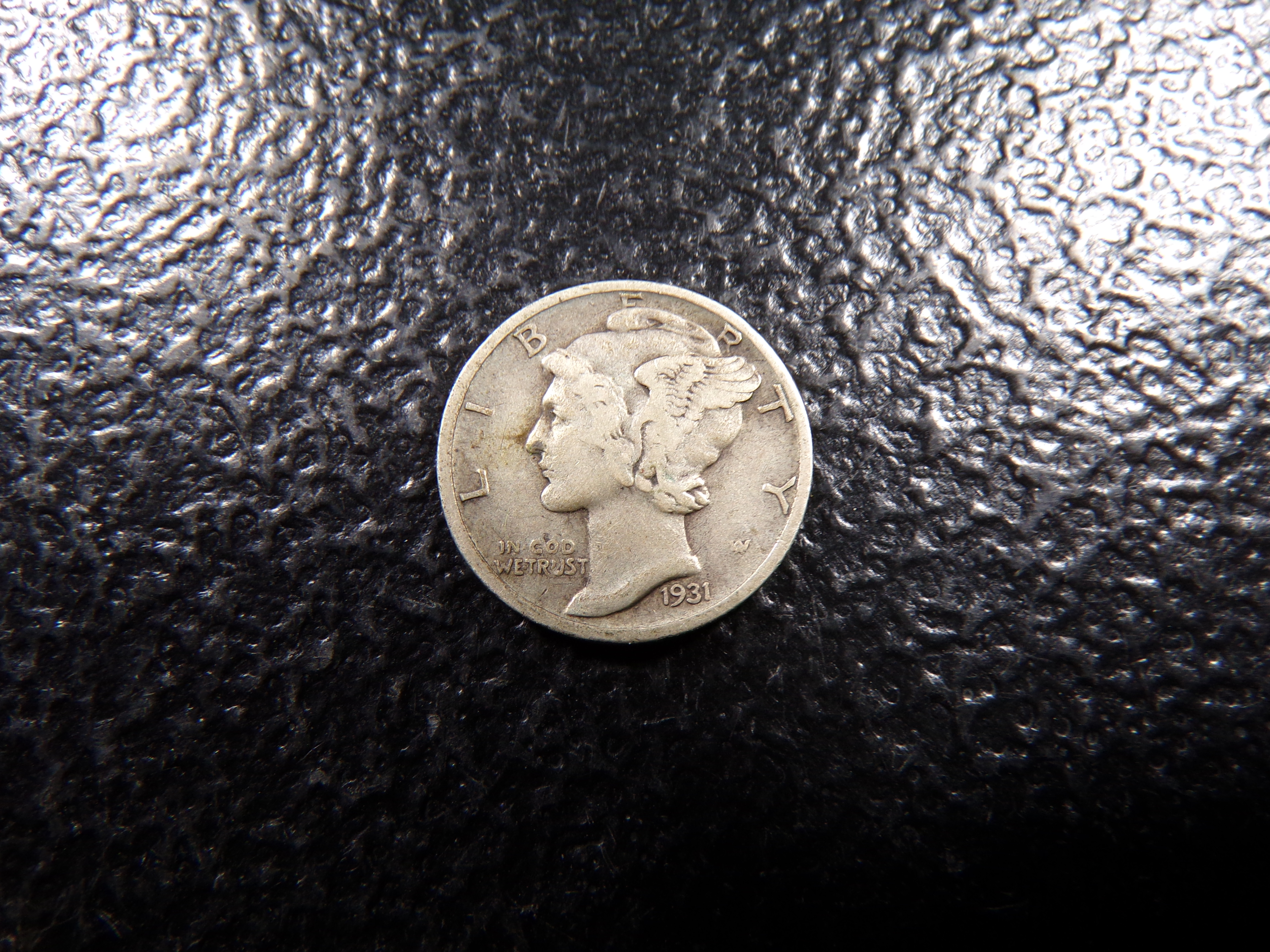 1931-D MERCURY SILVER DIME