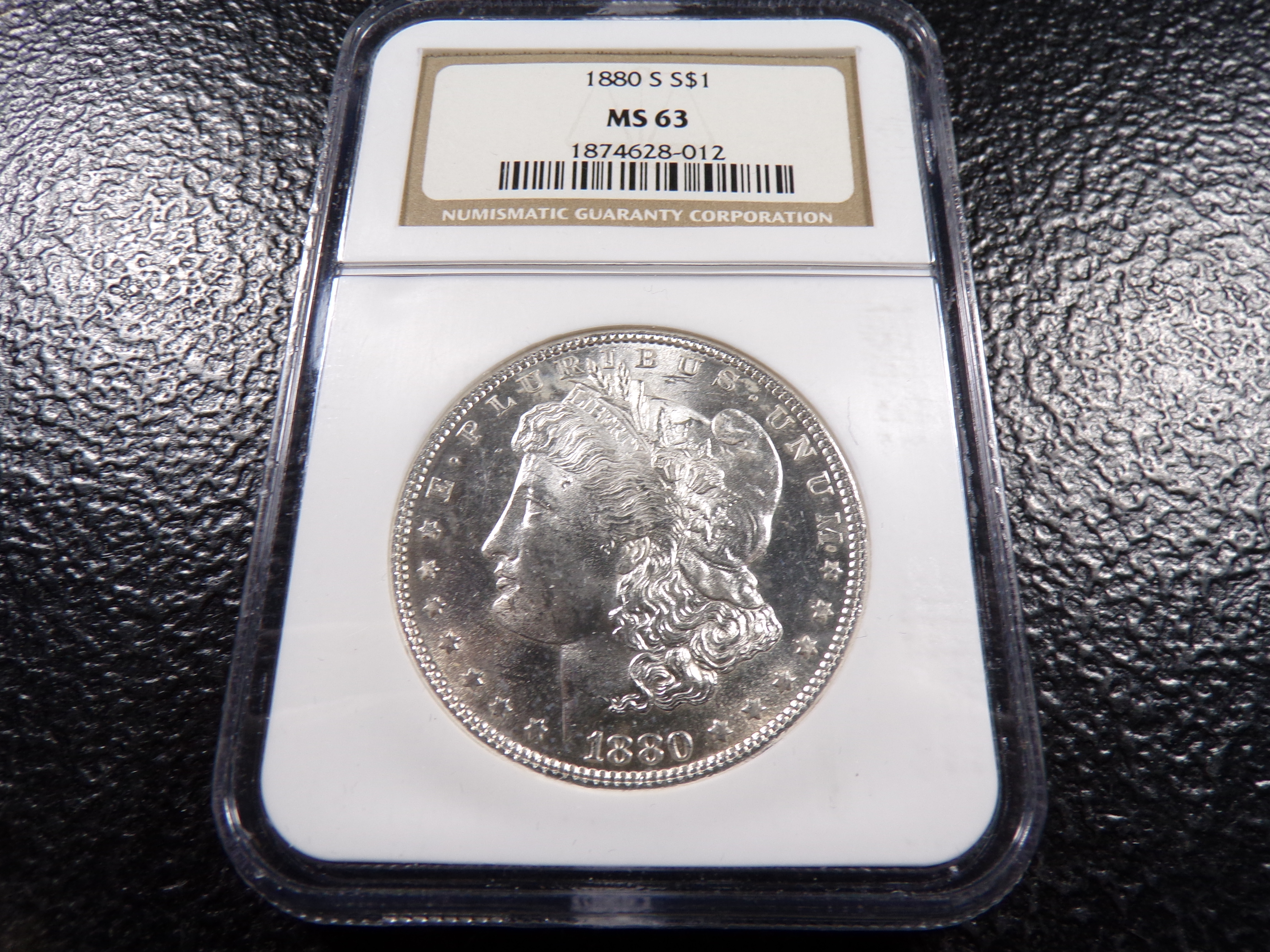 1880-S NGC MS63 MORGAN SILVER DOLLAR