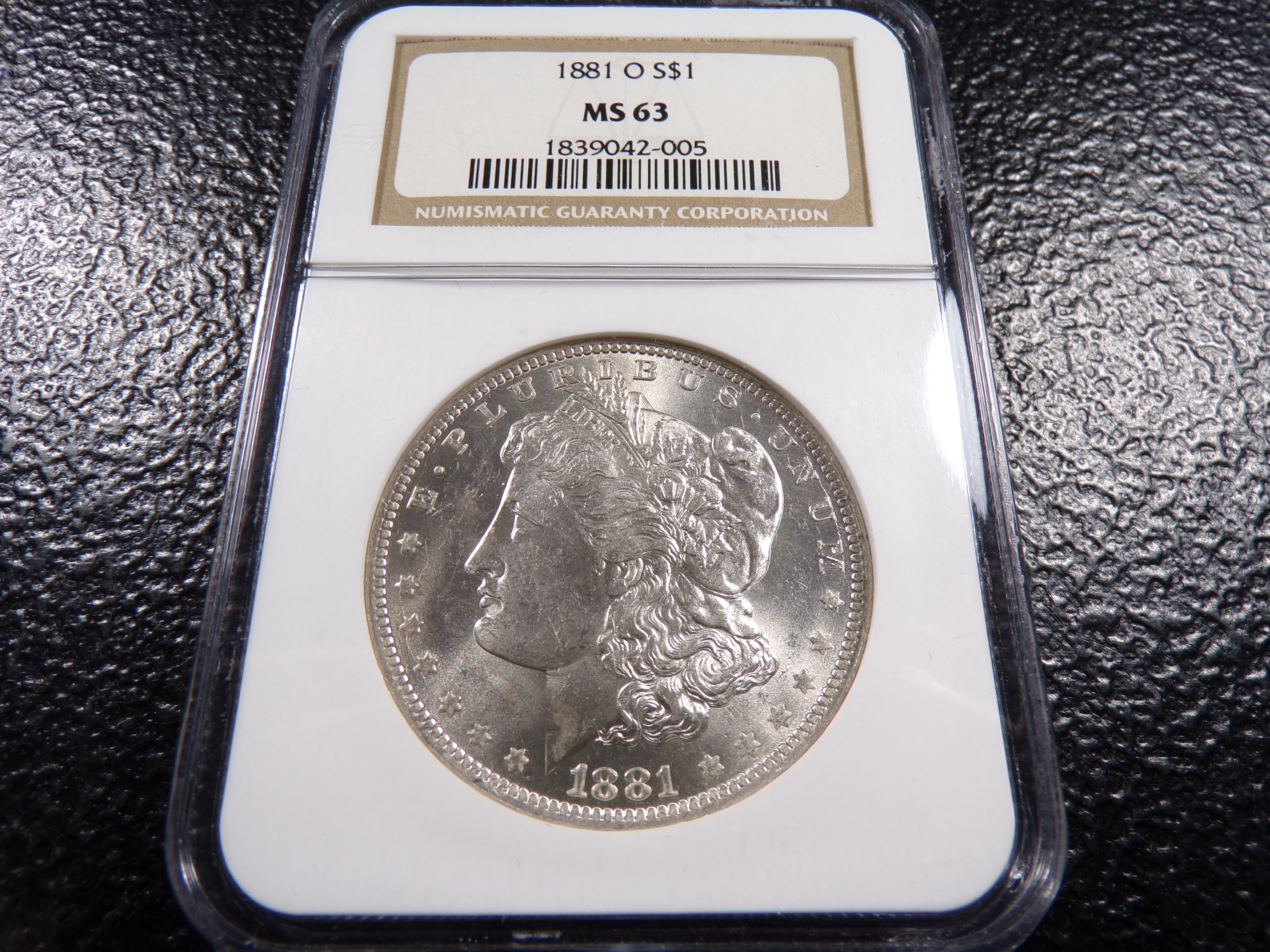 1881-O NGC MS63 MORGAN SILVER DOLLAR