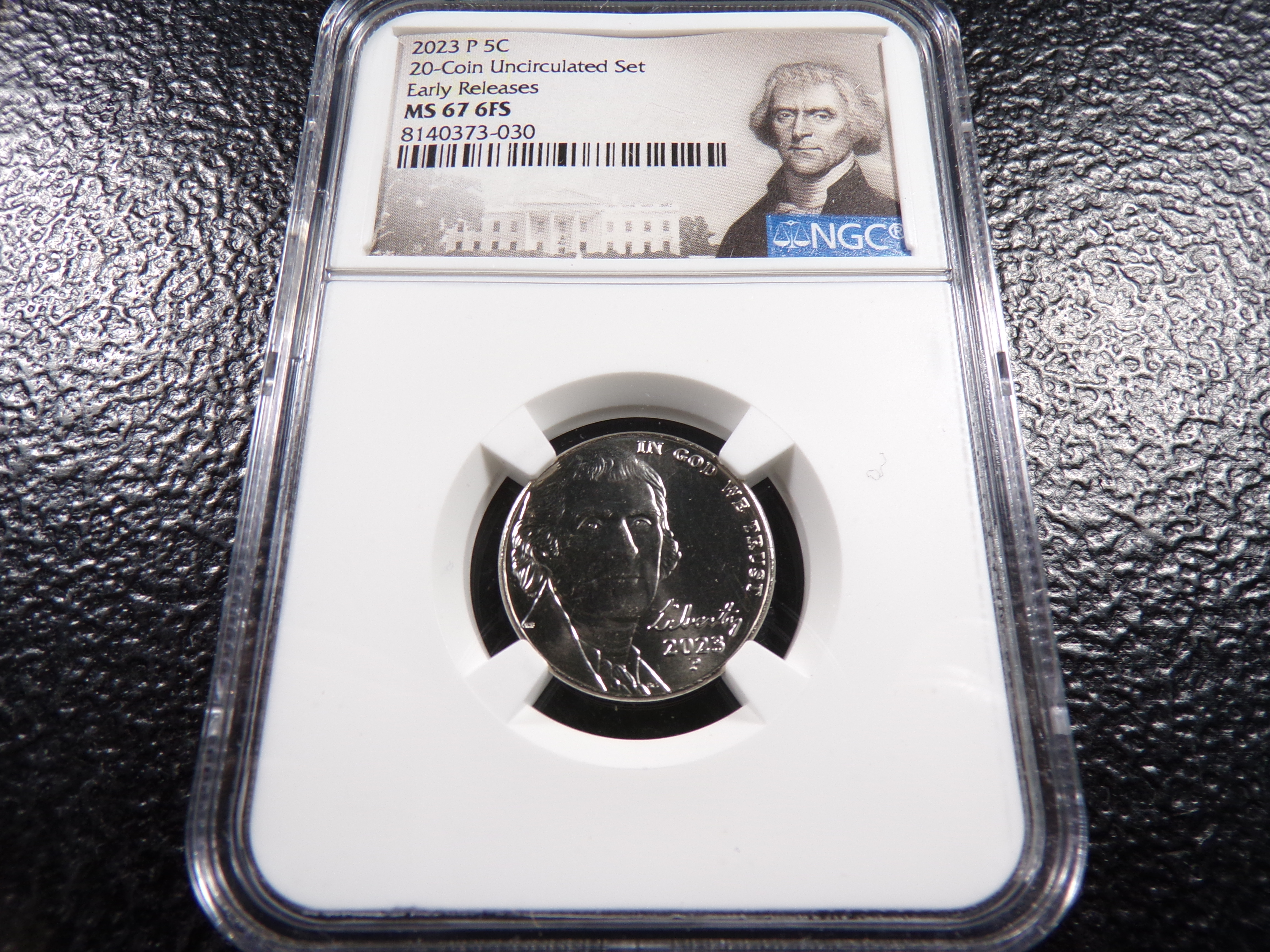 2023-P NGC MS67 6FS EARLY RELEASES JEFFERSON NICKEL