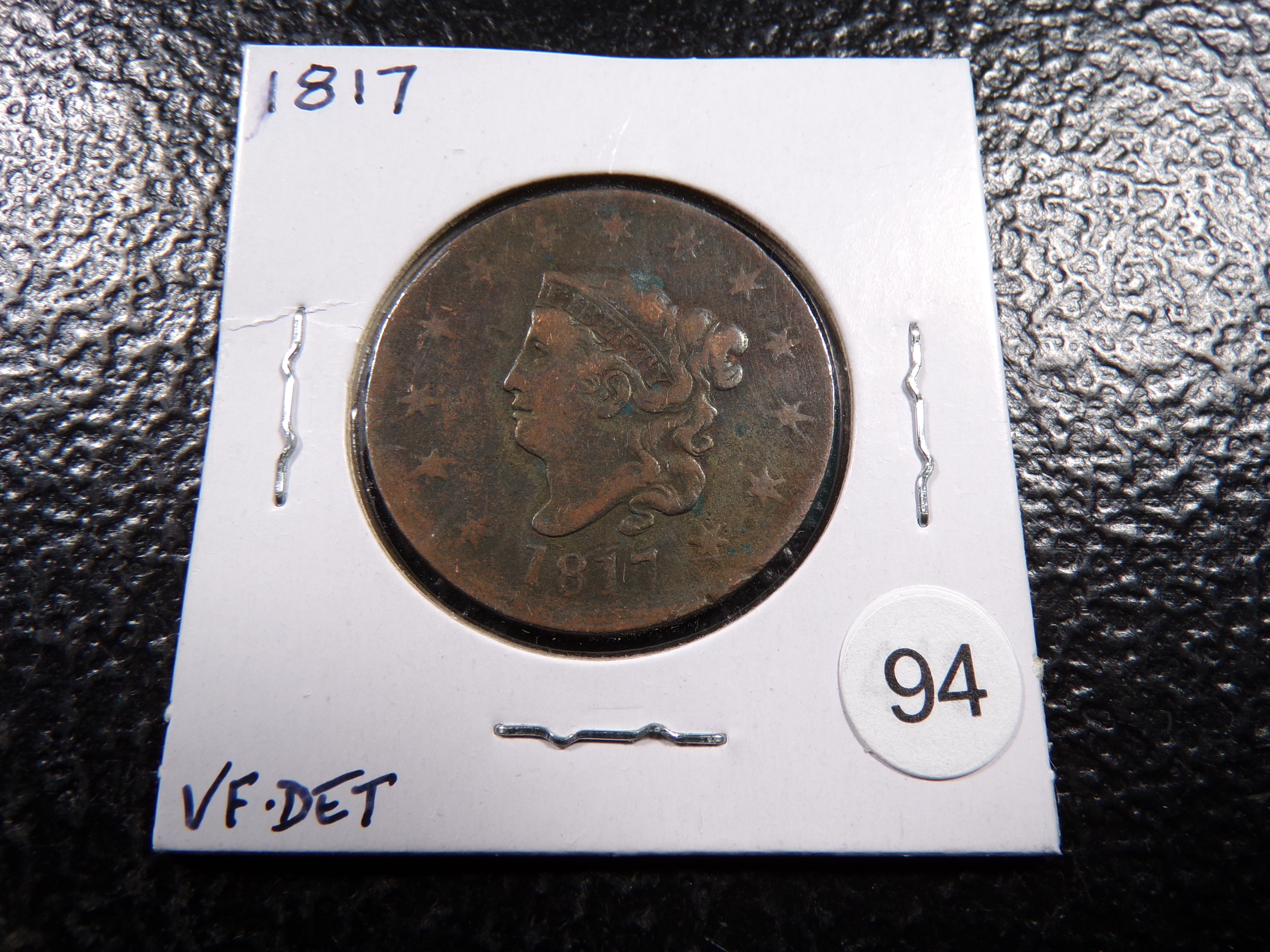 1817 CORONET HEAD LARGE CENT
