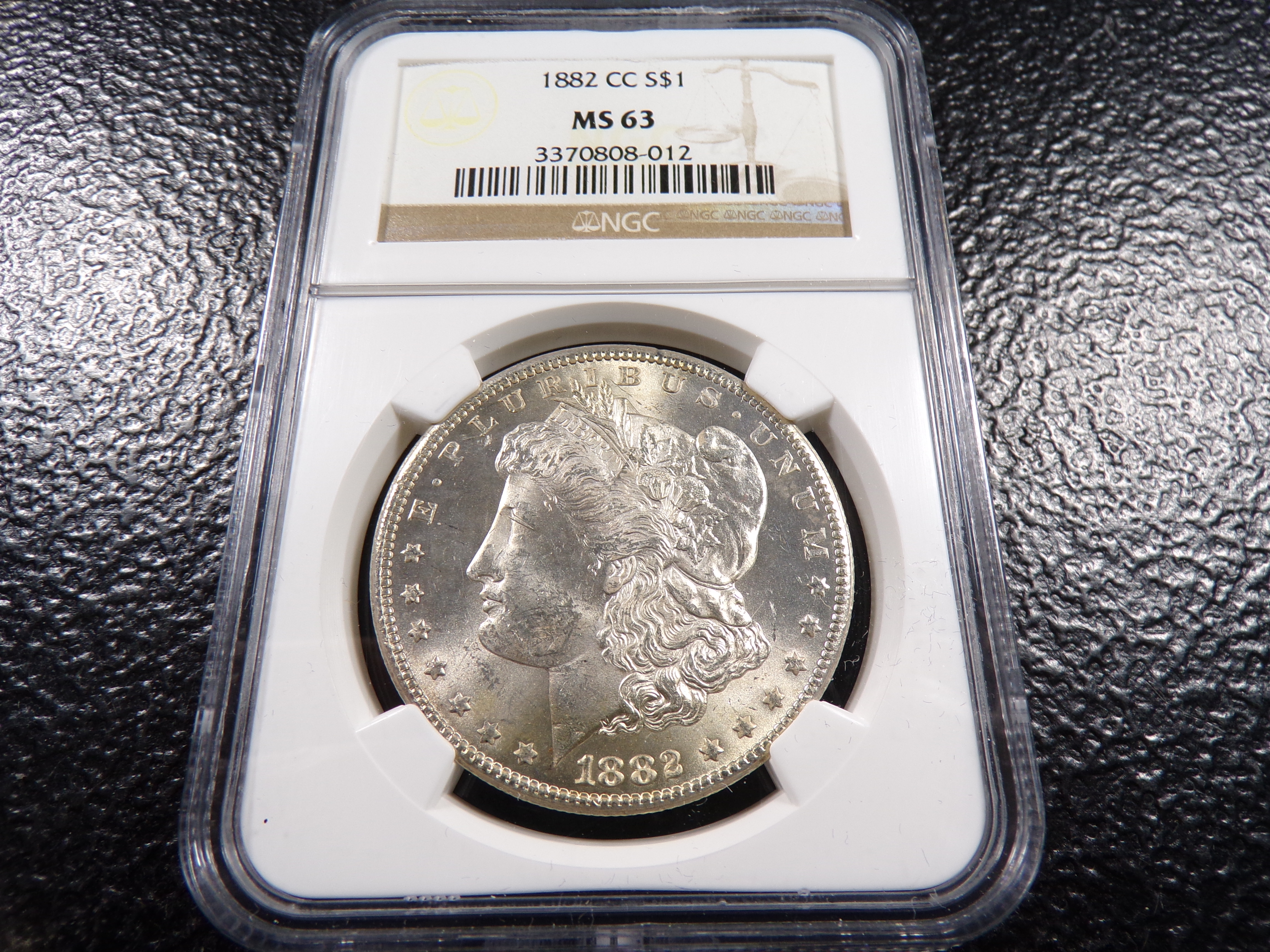 1882-CC NGC MS63 CARSON CITY MORGAN SILVER DOLLAR