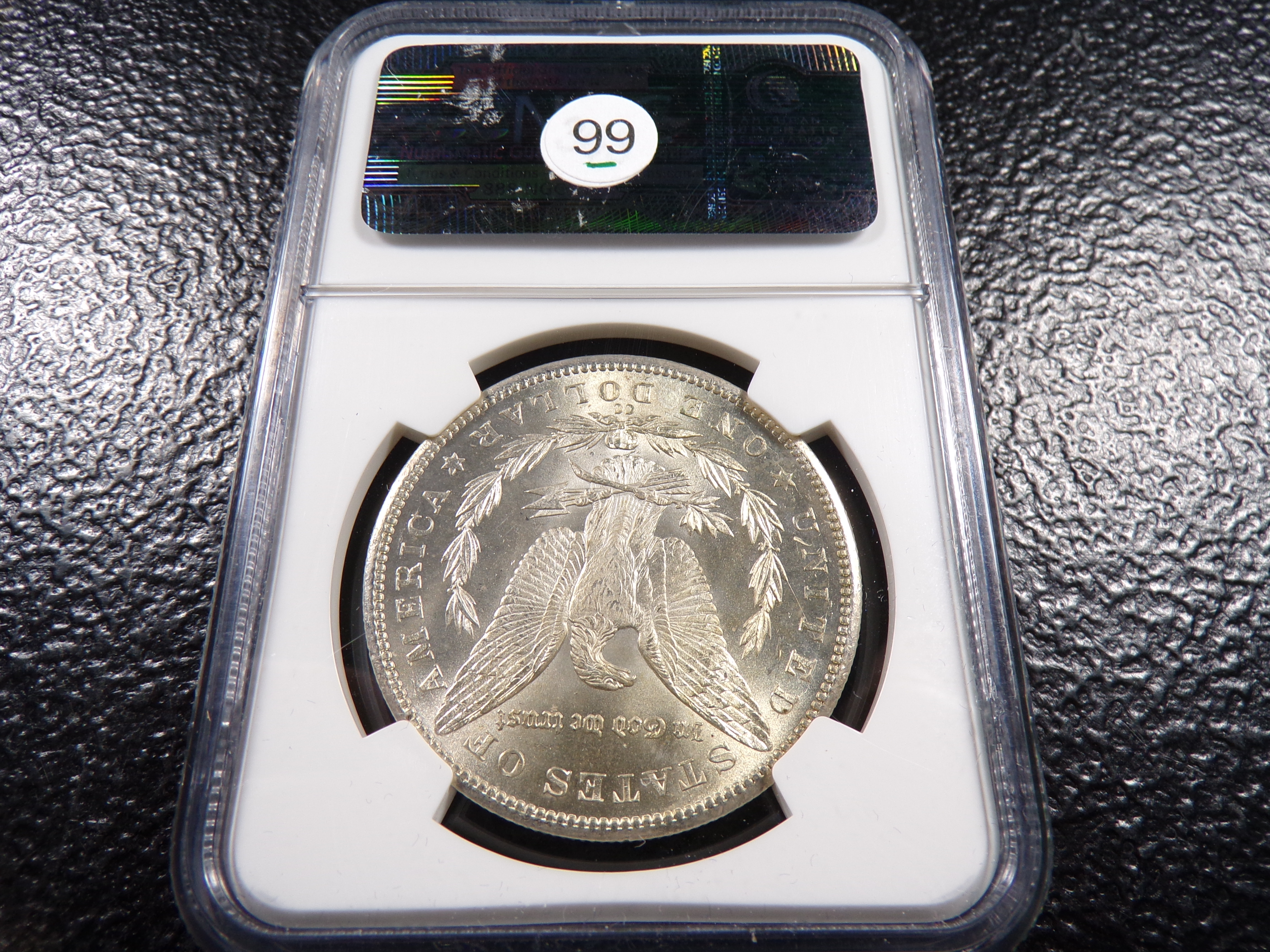 1882-CC NGC MS63 CARSON CITY MORGAN SILVER DOLLAR