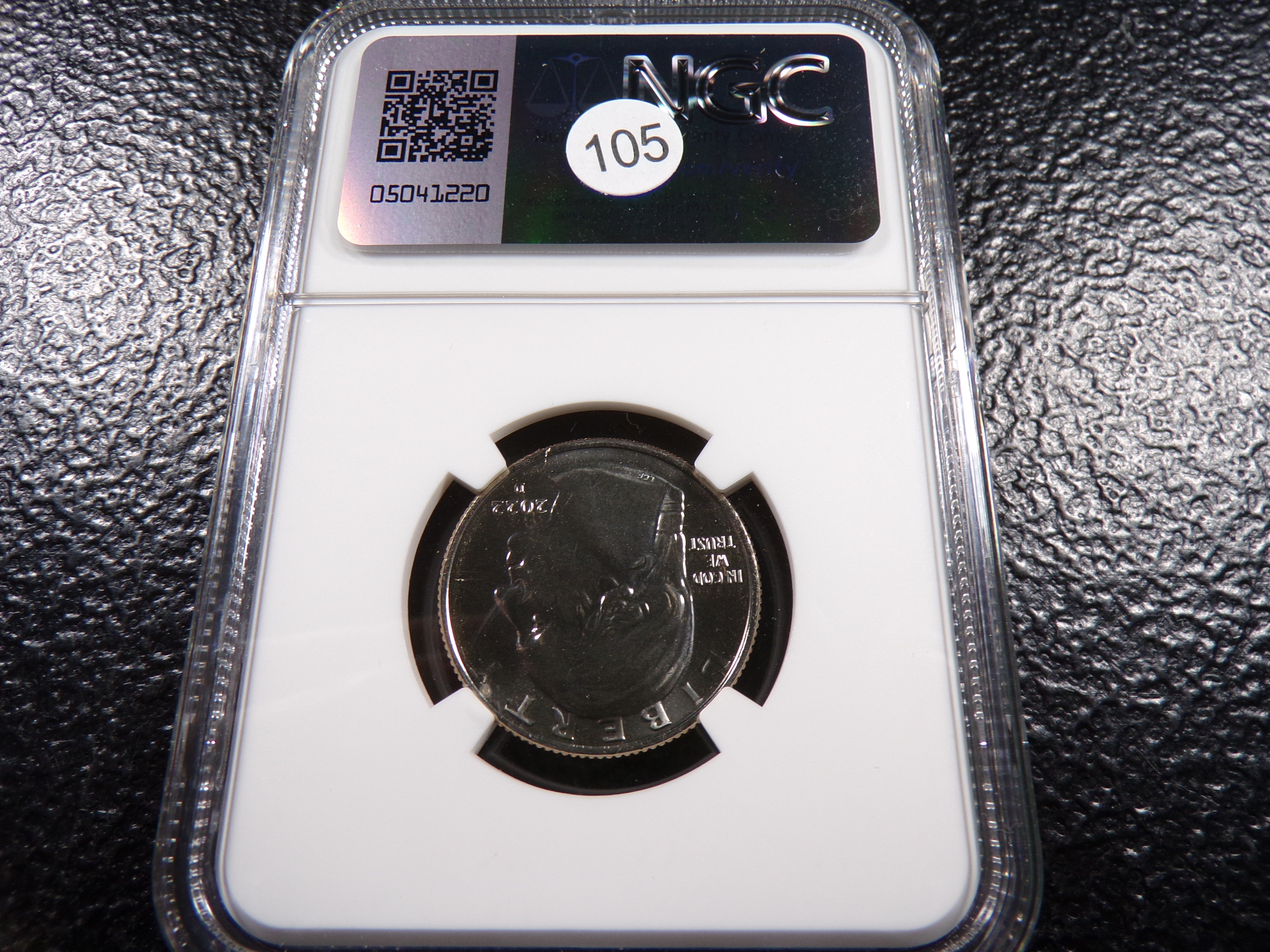 2022-D NGC MS67 ANNA MAY WONG QUARTER