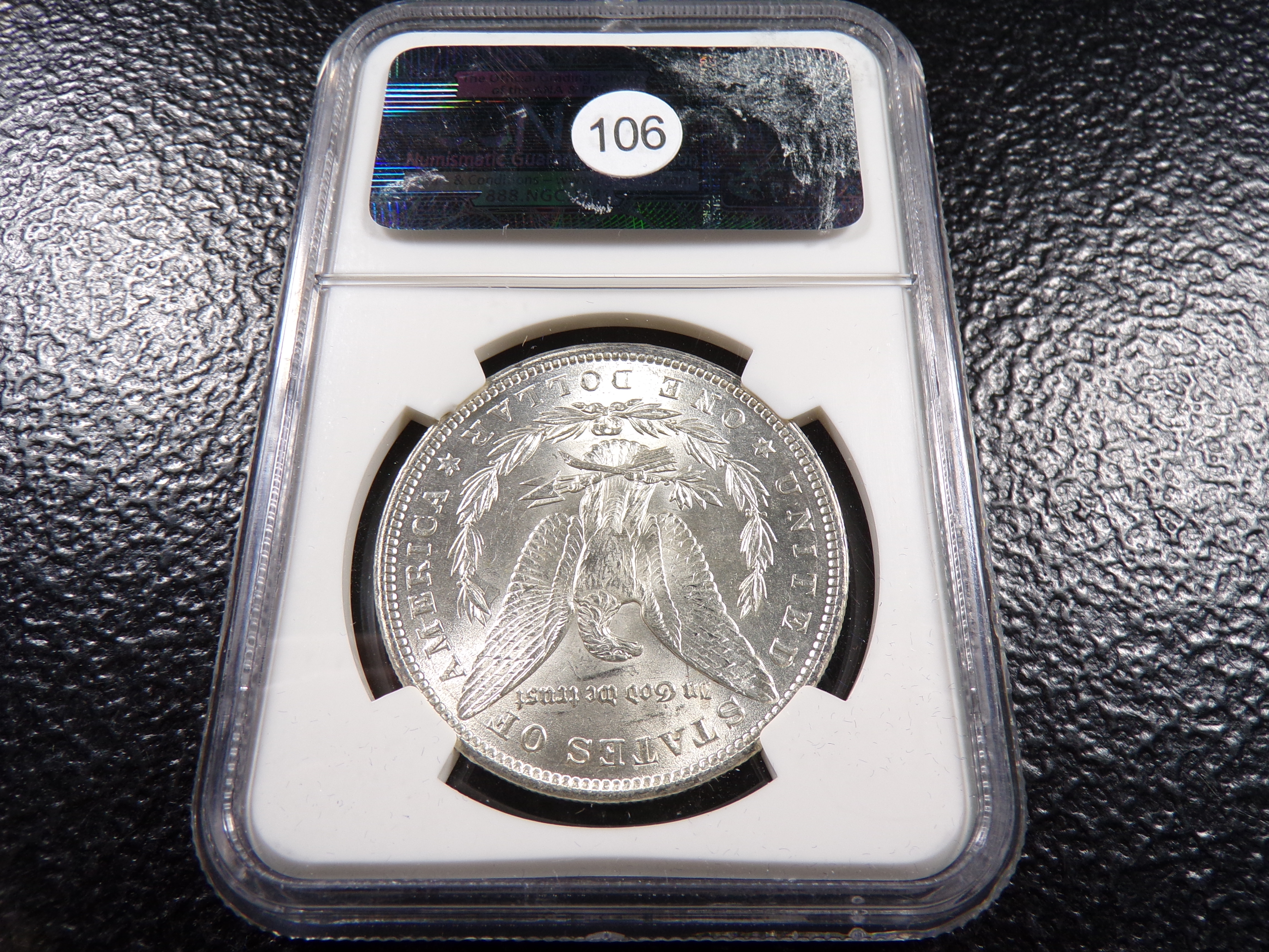1884 NGC MS63 MORGAN SILVER DOLLAR