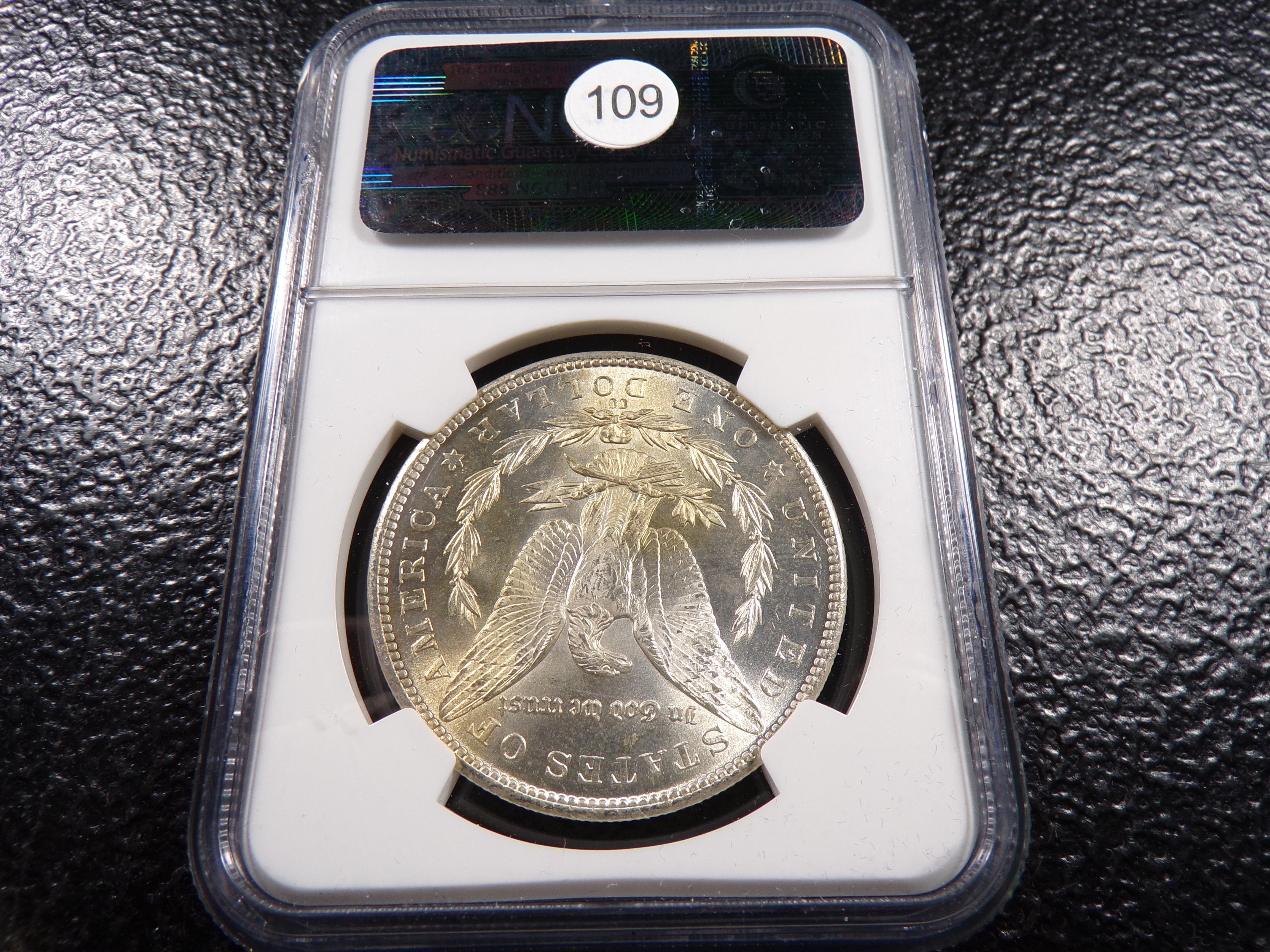 1884-CC NGC MS63 CARSON CITY MORGAN SILVER DOLLAR