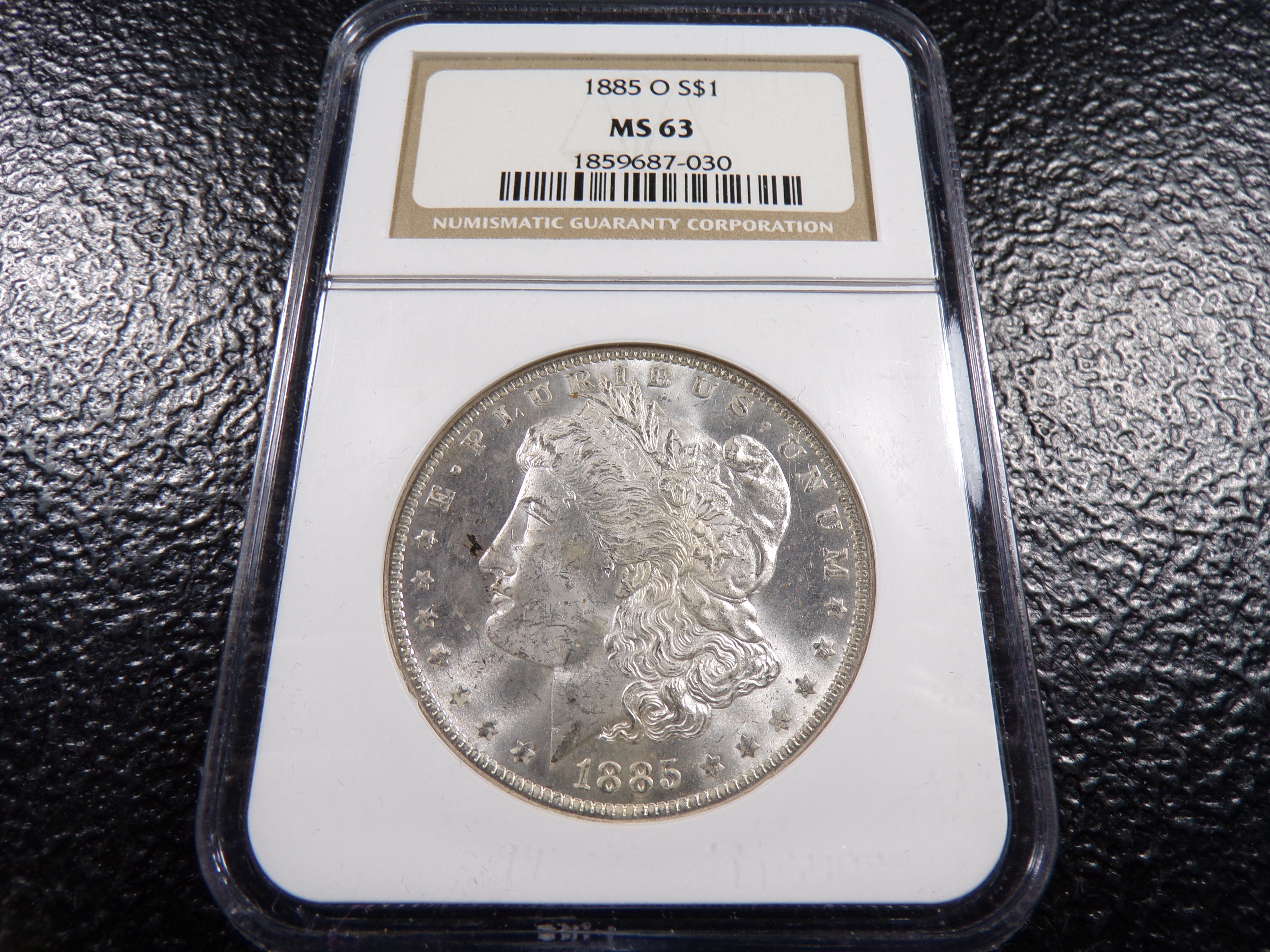 1885-O NGC MS63 MORGAN SILVER DOLLAR