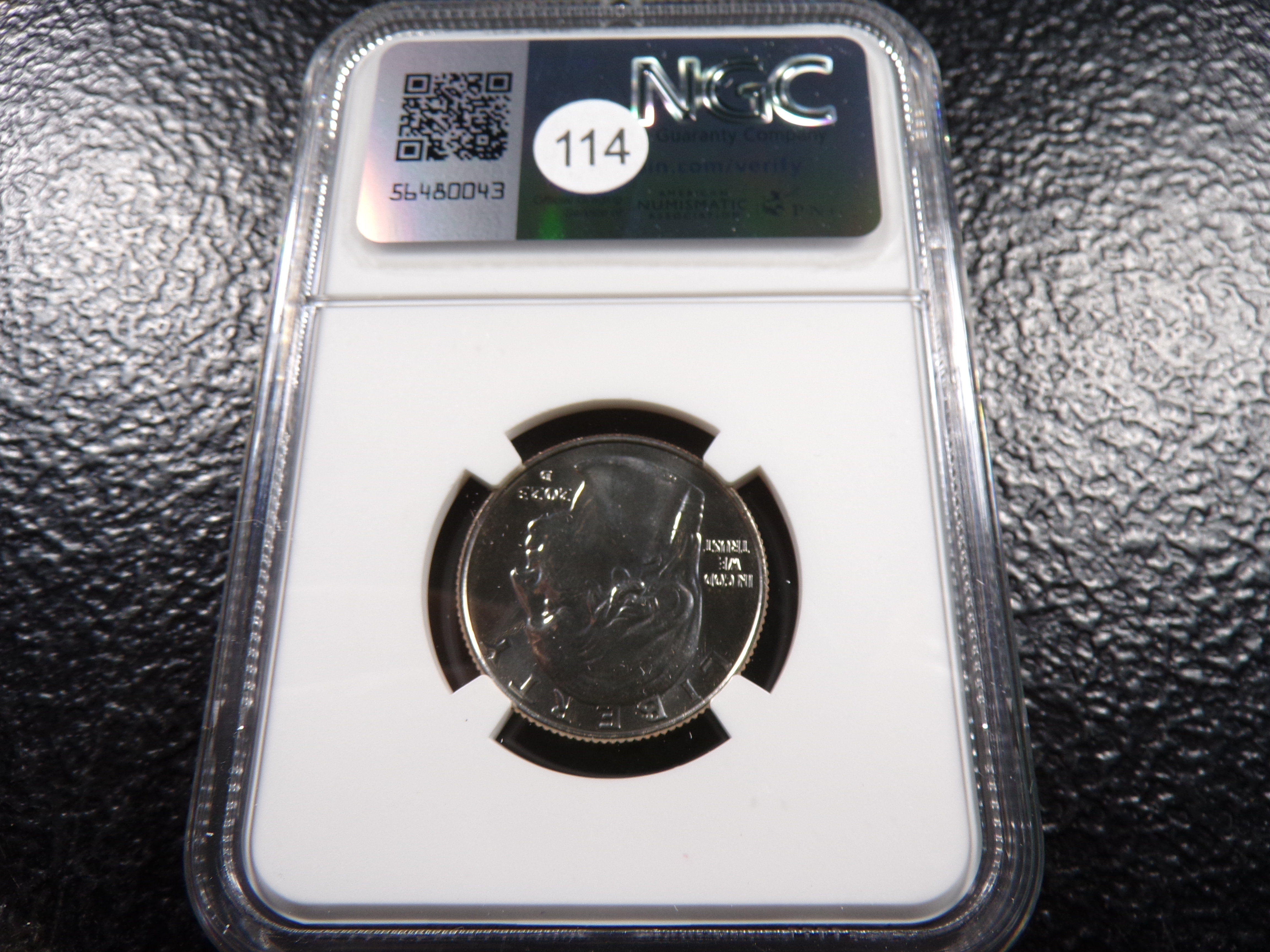 2023-D NGC MS67 ELEANOR ROOSEVELT EARLY RELEASES QUARTER
