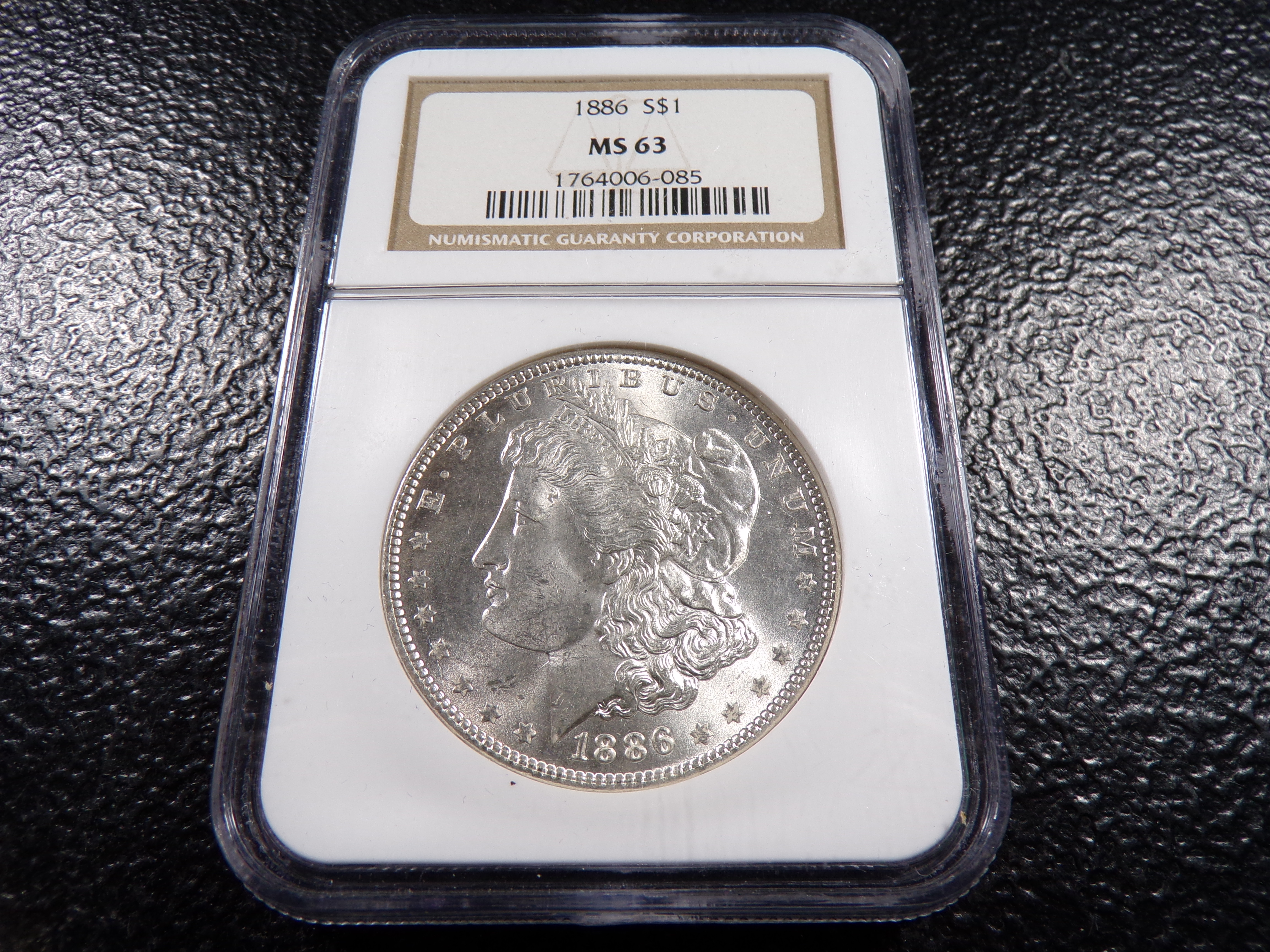 1886 NGC MS63 MORGAN SILVER DOLLAR