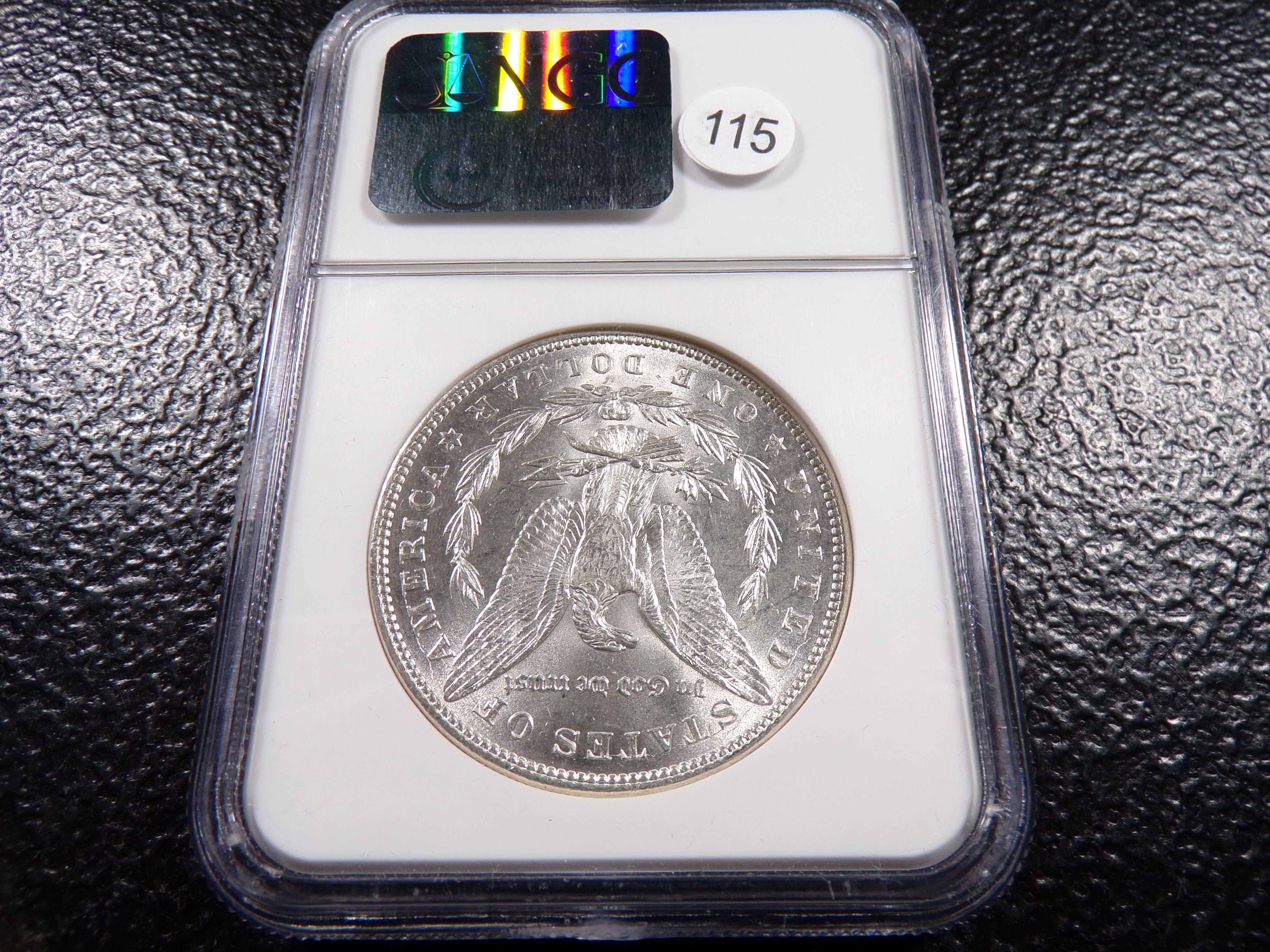 1886 NGC MS63 MORGAN SILVER DOLLAR