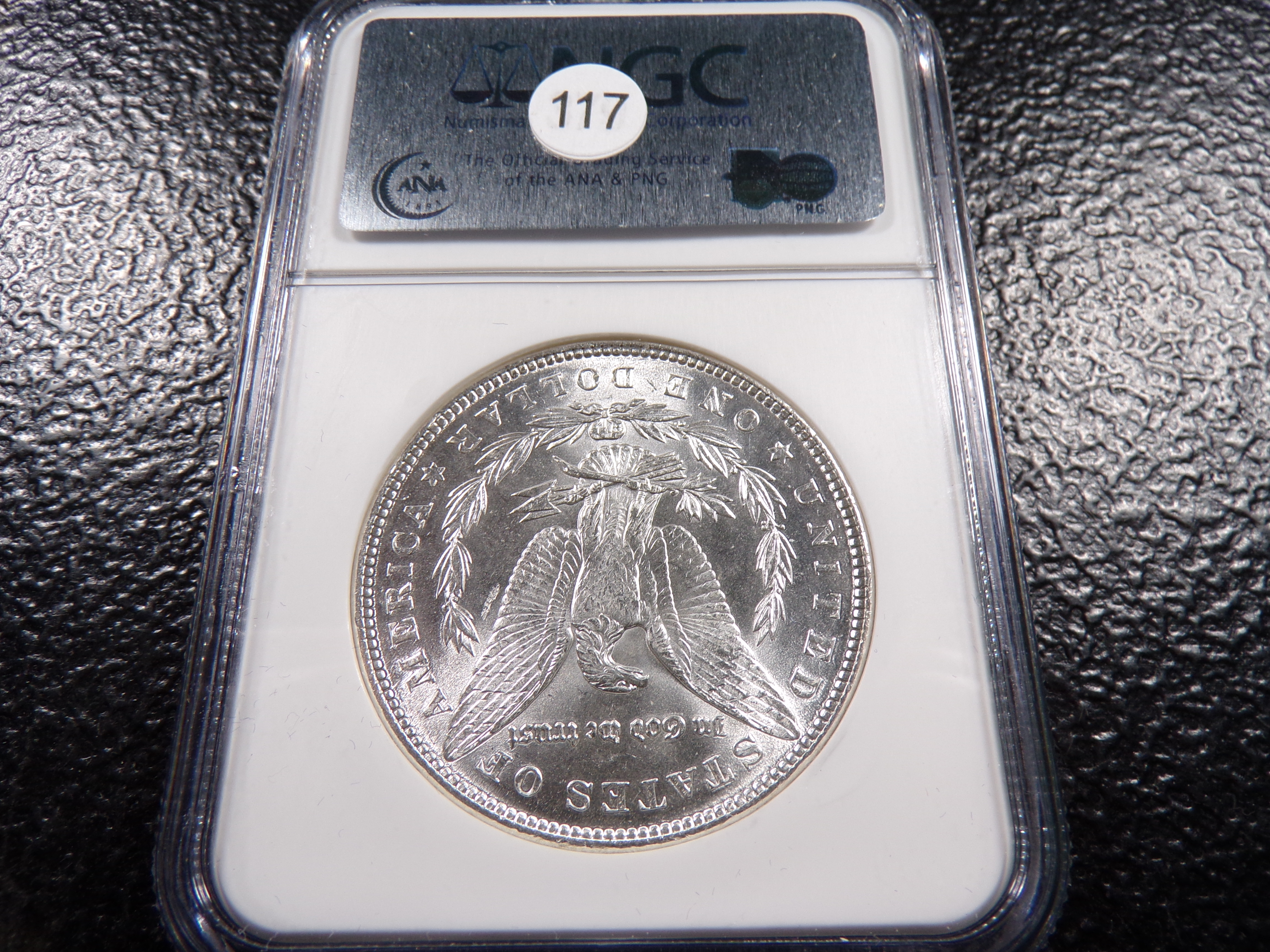 1887 NGC MS63 MORGAN SILVER DOLLAR