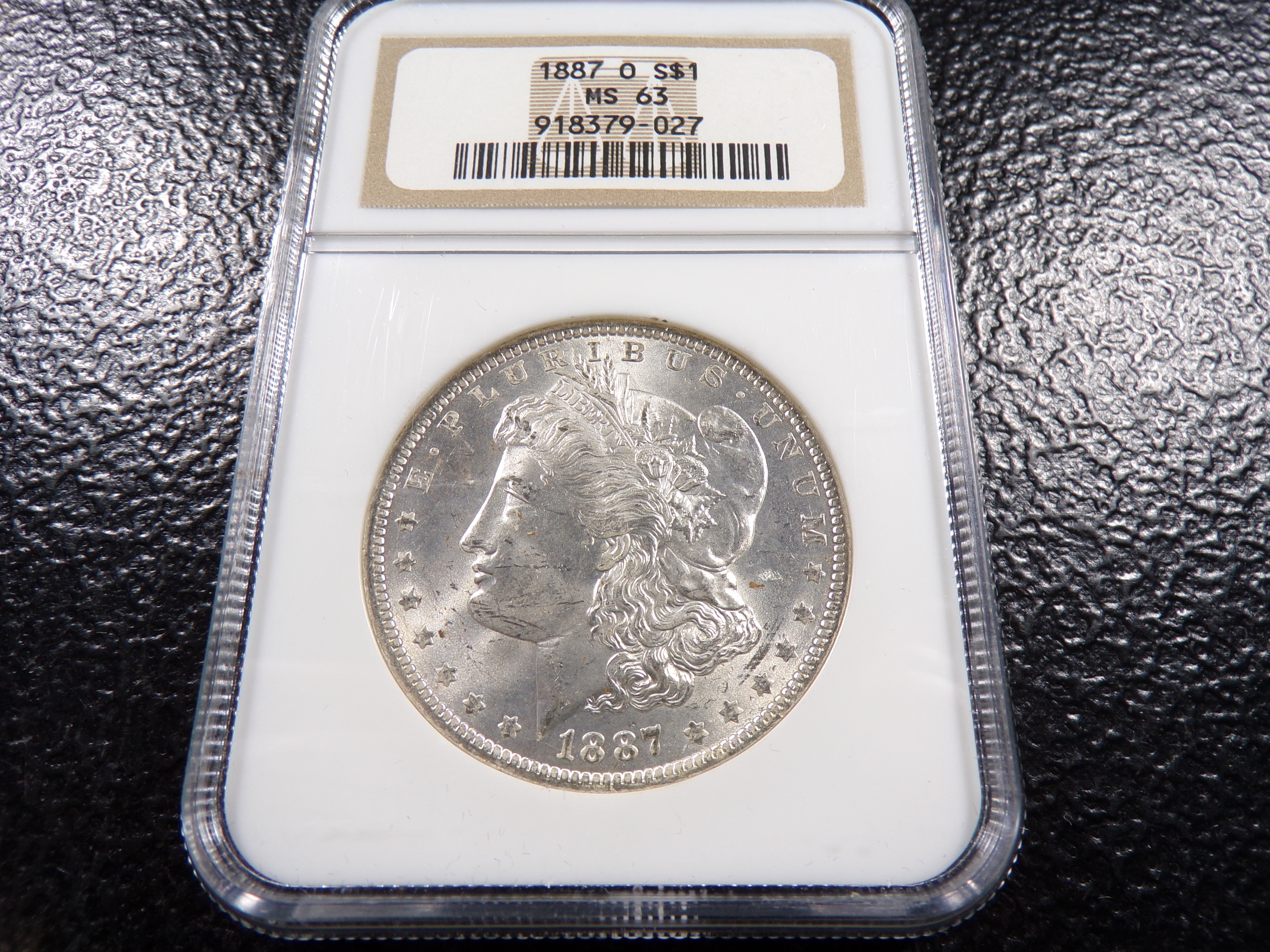 1887-O NGC MS63 MORGAN SILVER DOLLAR