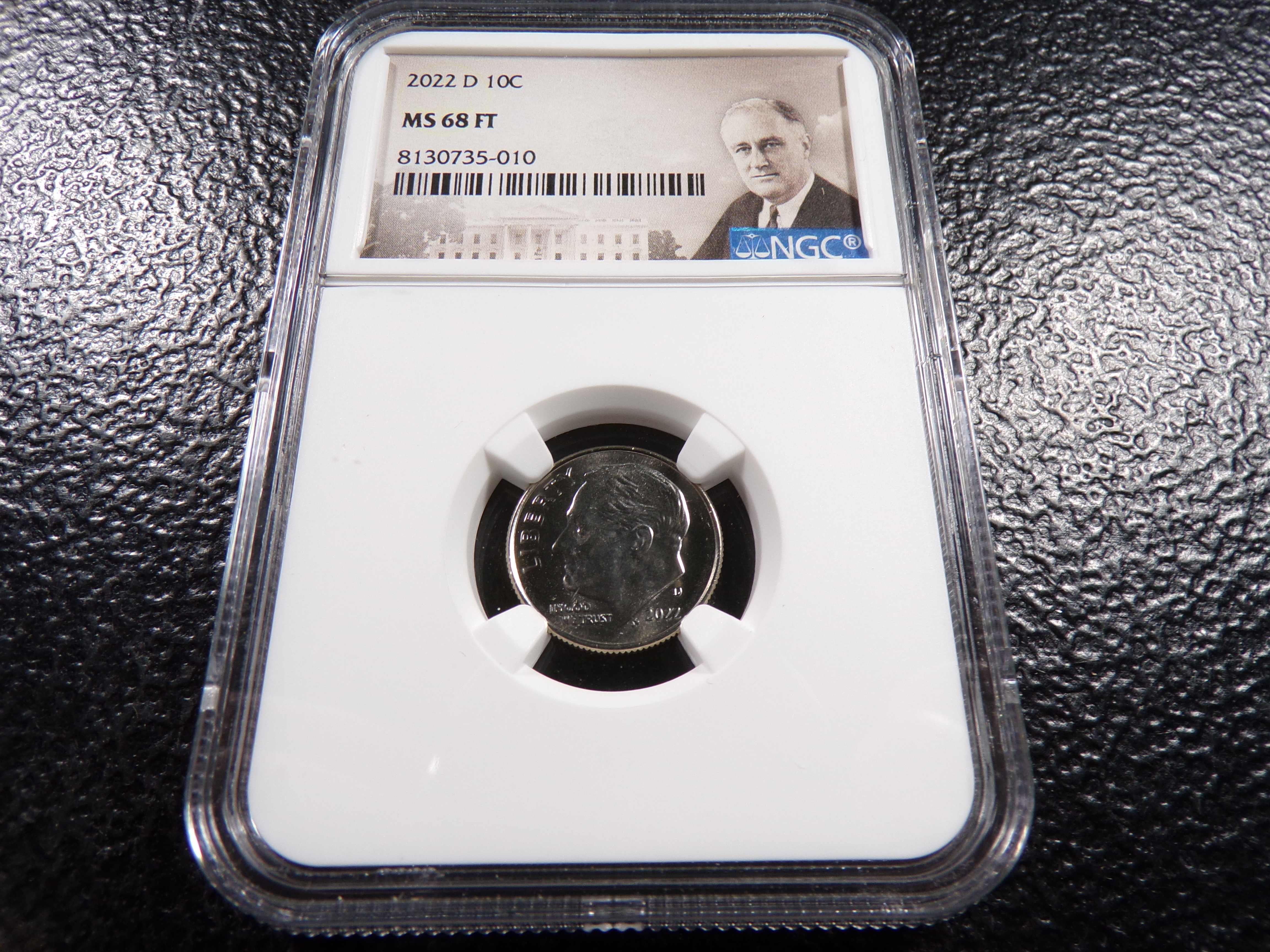 2022-D NGC MS68FT ROOSEVELT DIME