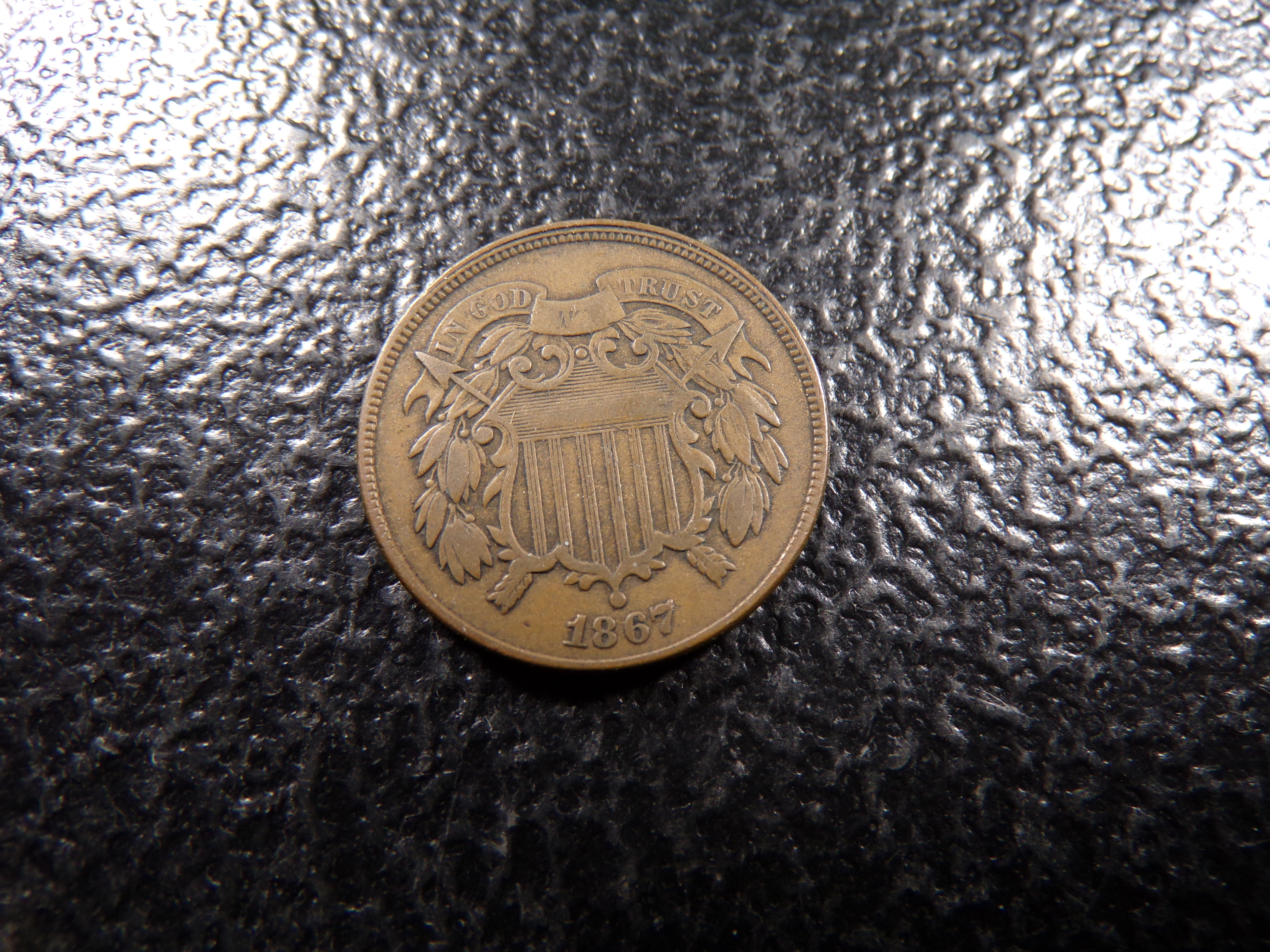 1867 TWO CENT PIECE