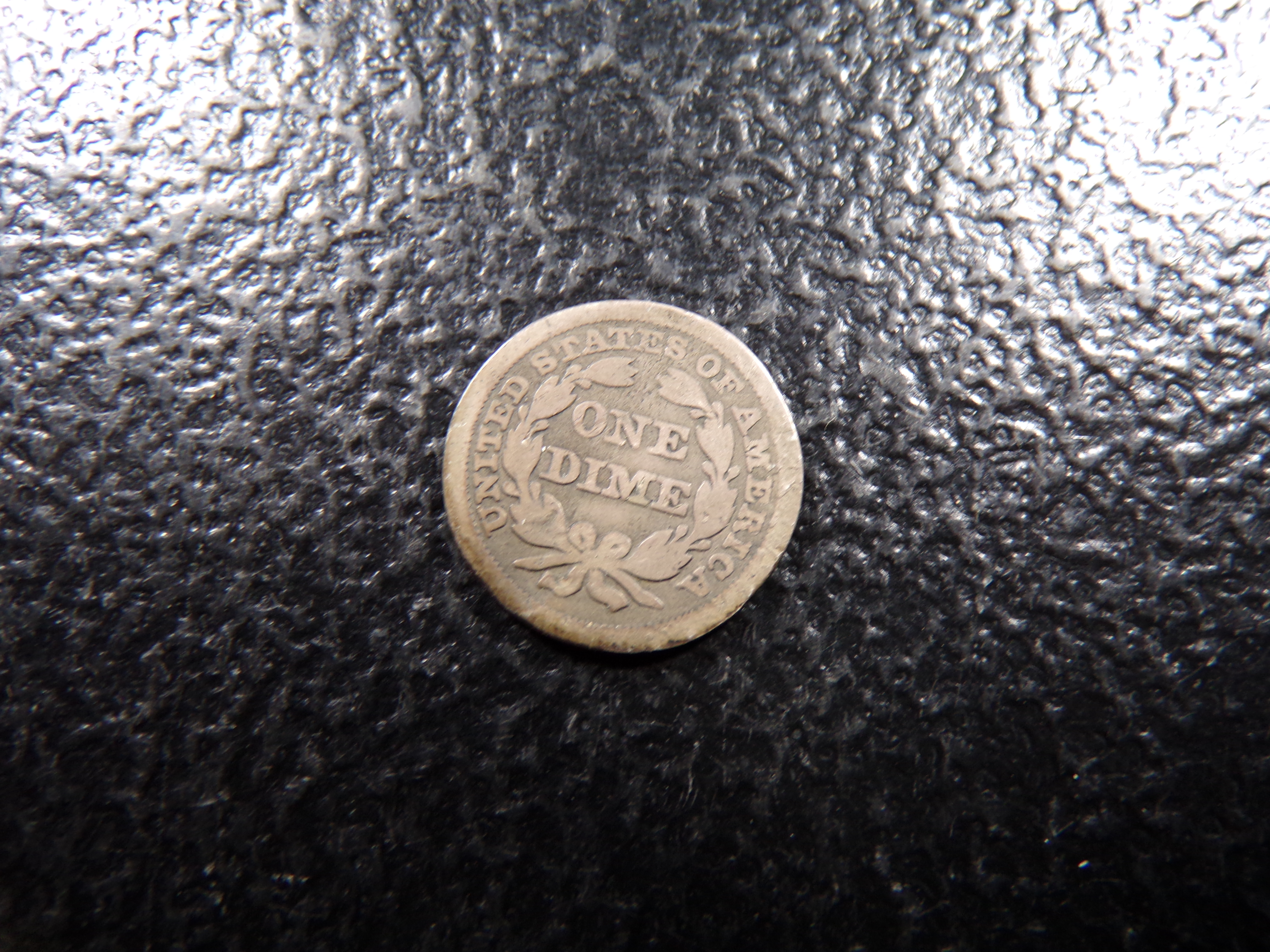 1856 LARGE DATE SEATED LIBERTY SILVER DIME