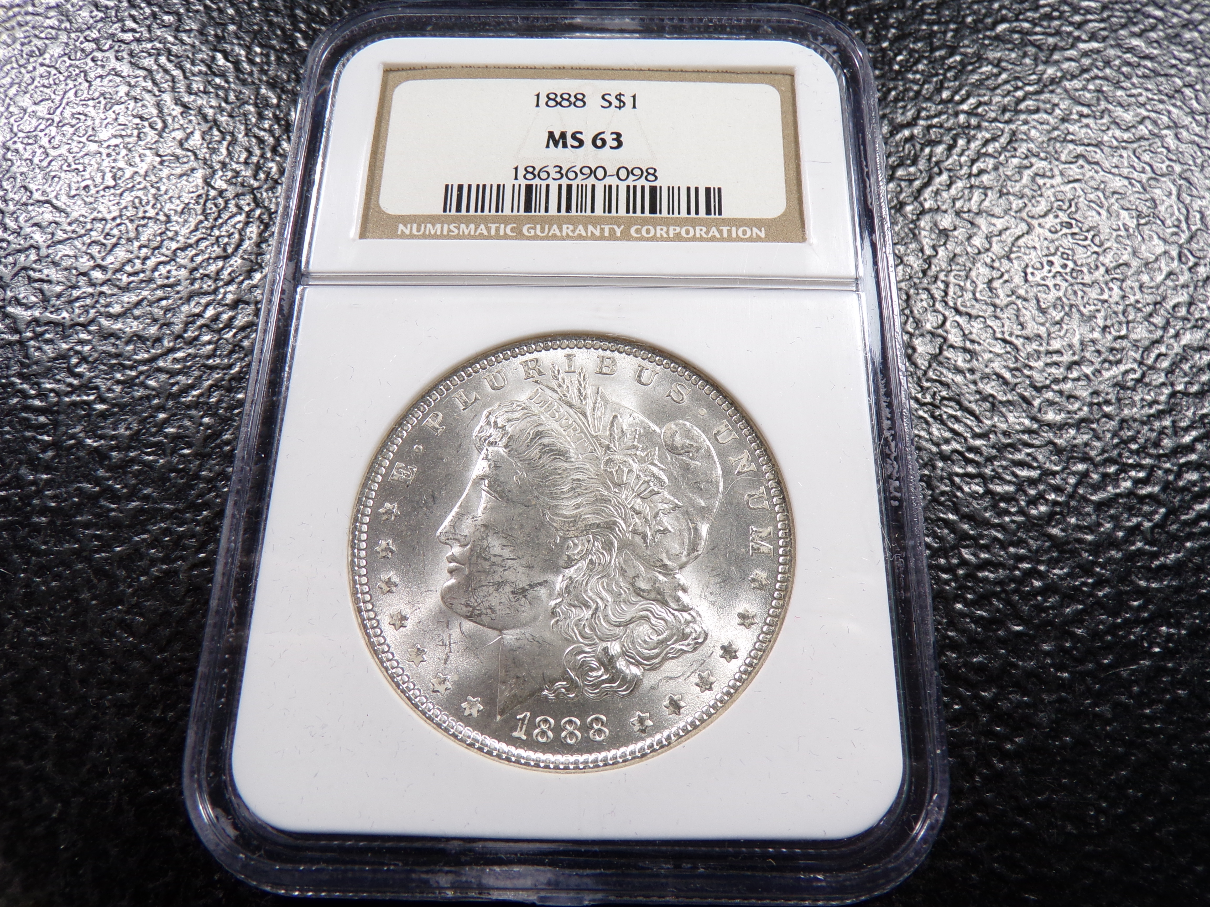 1888 NGC MS63 MORGAN SILVER DOLLAR
