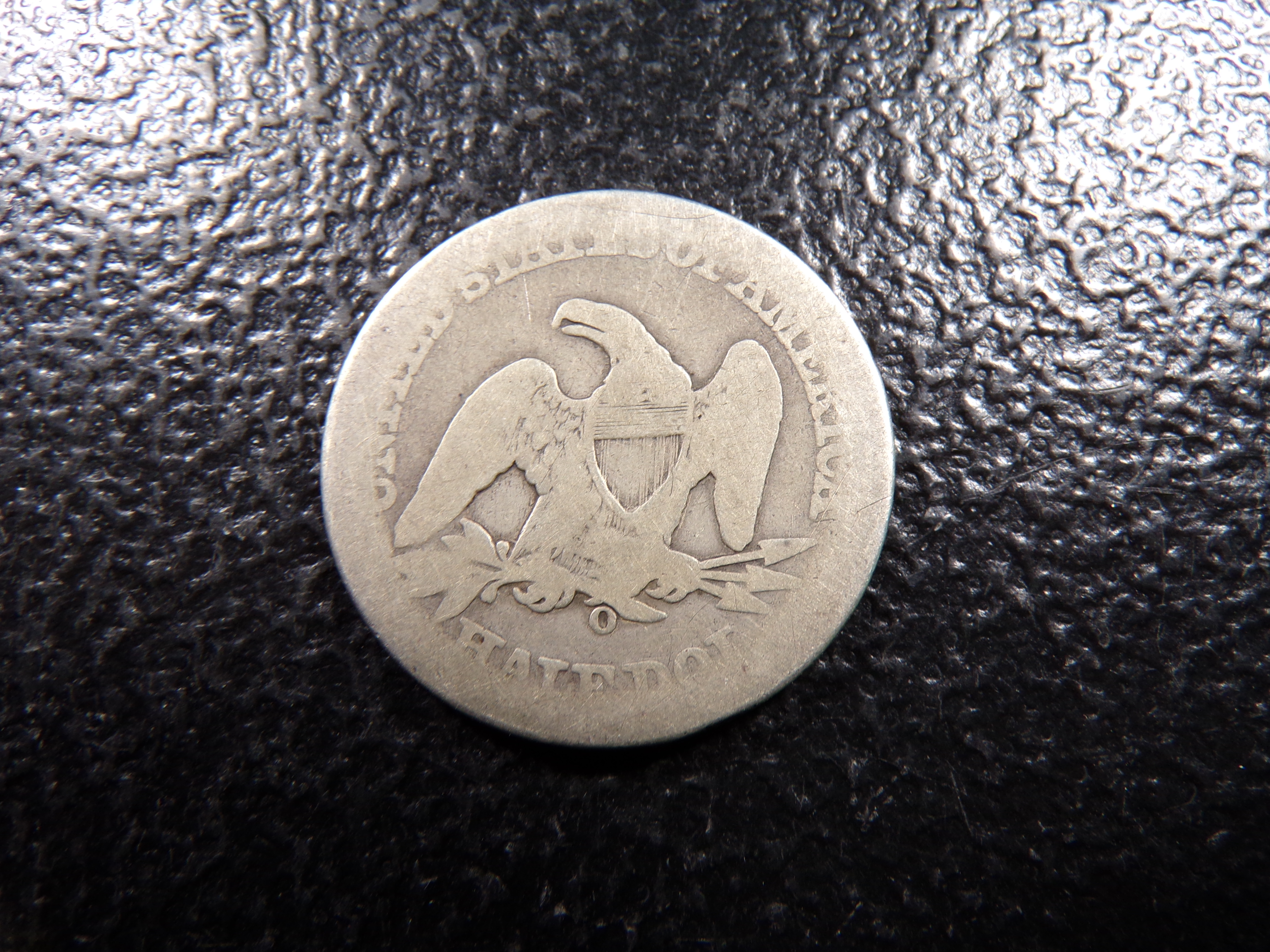 1859-O SEATED LIBERTY SILVER HALF DOLLAR