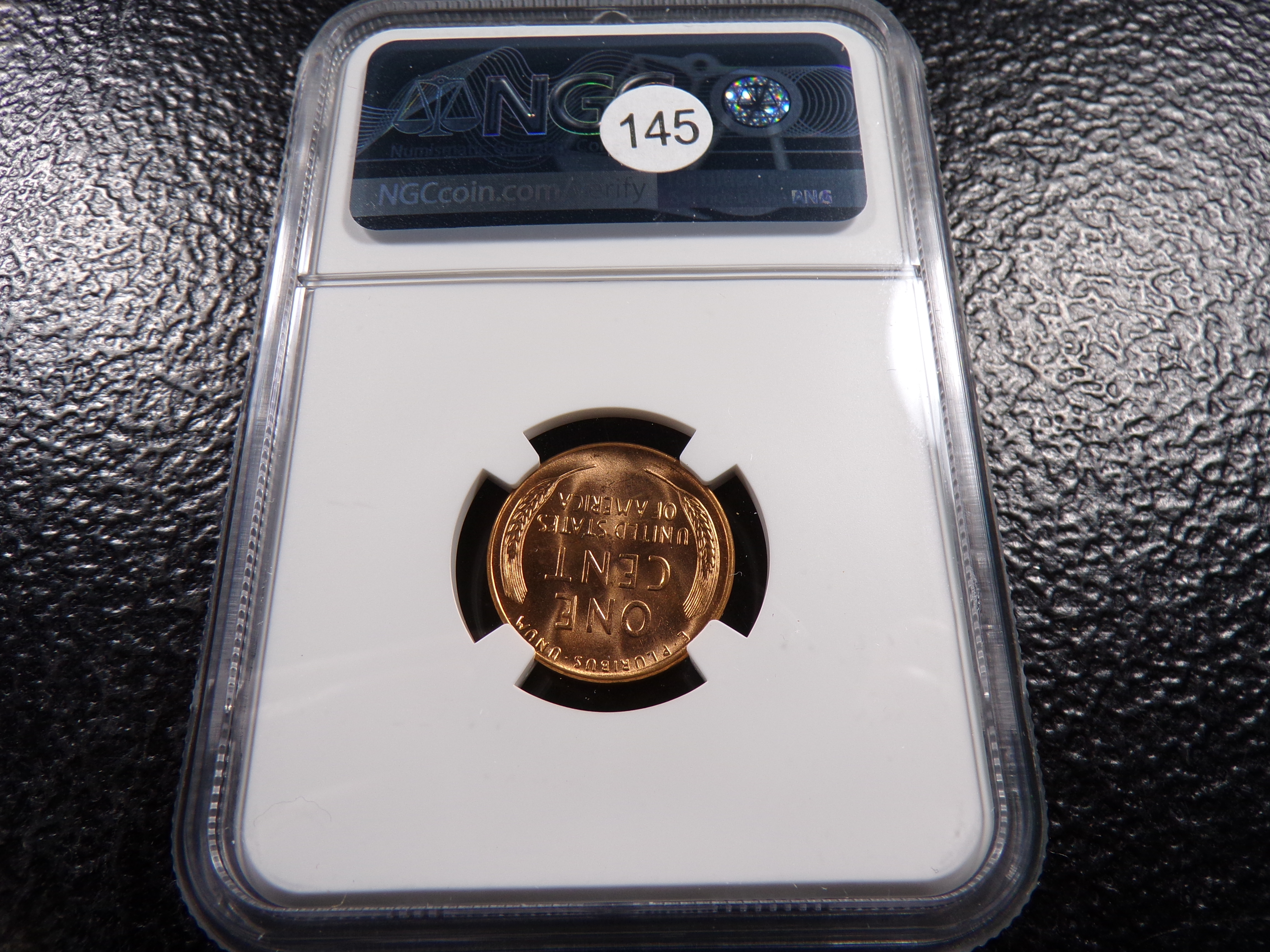 1955-D NGC MS66RD LINCOLN WHEAT CENT