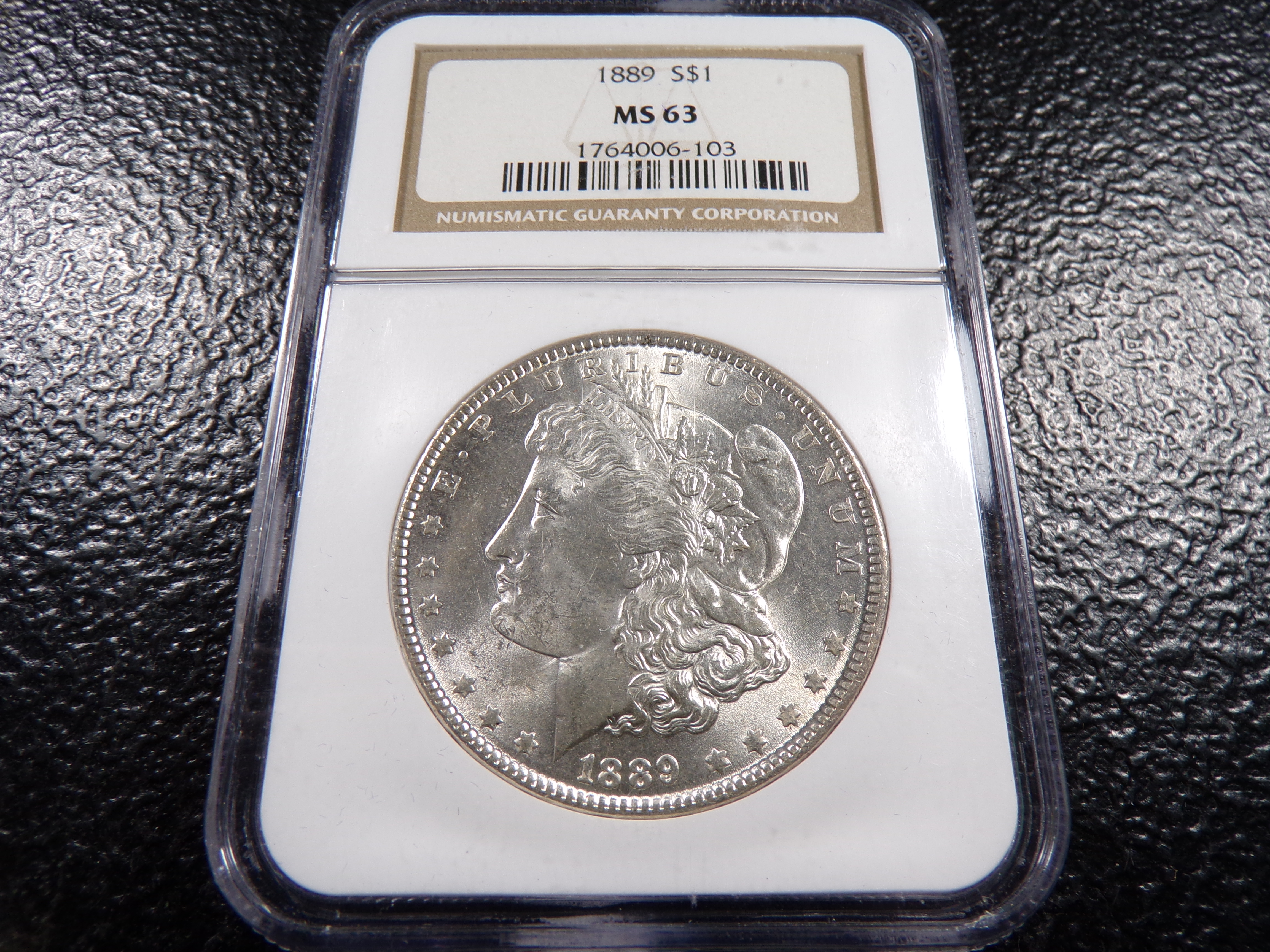 1889 NGC MS63 MORGAN SILVER DOLLAR