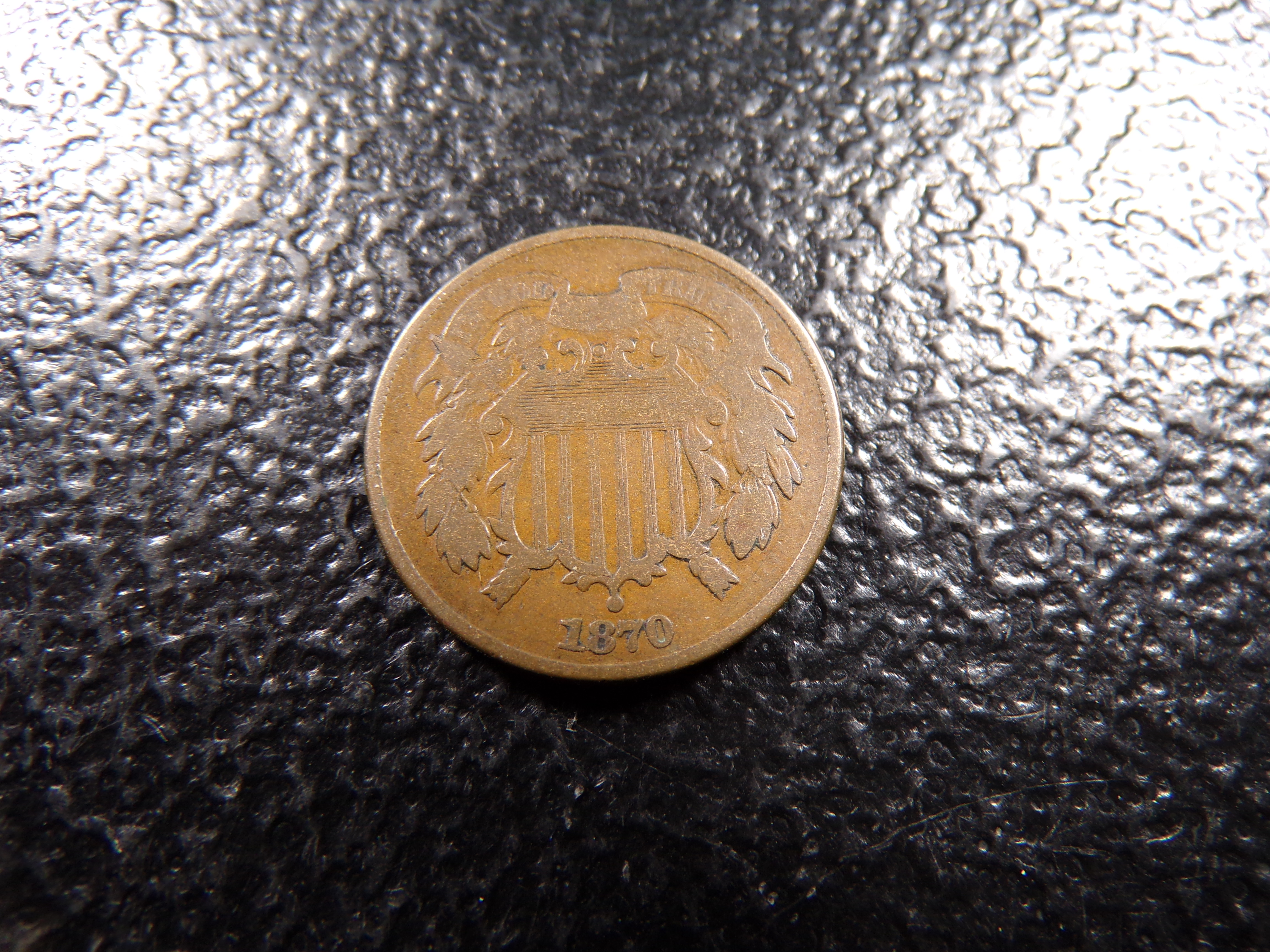 1870 TWO CENT PIECE