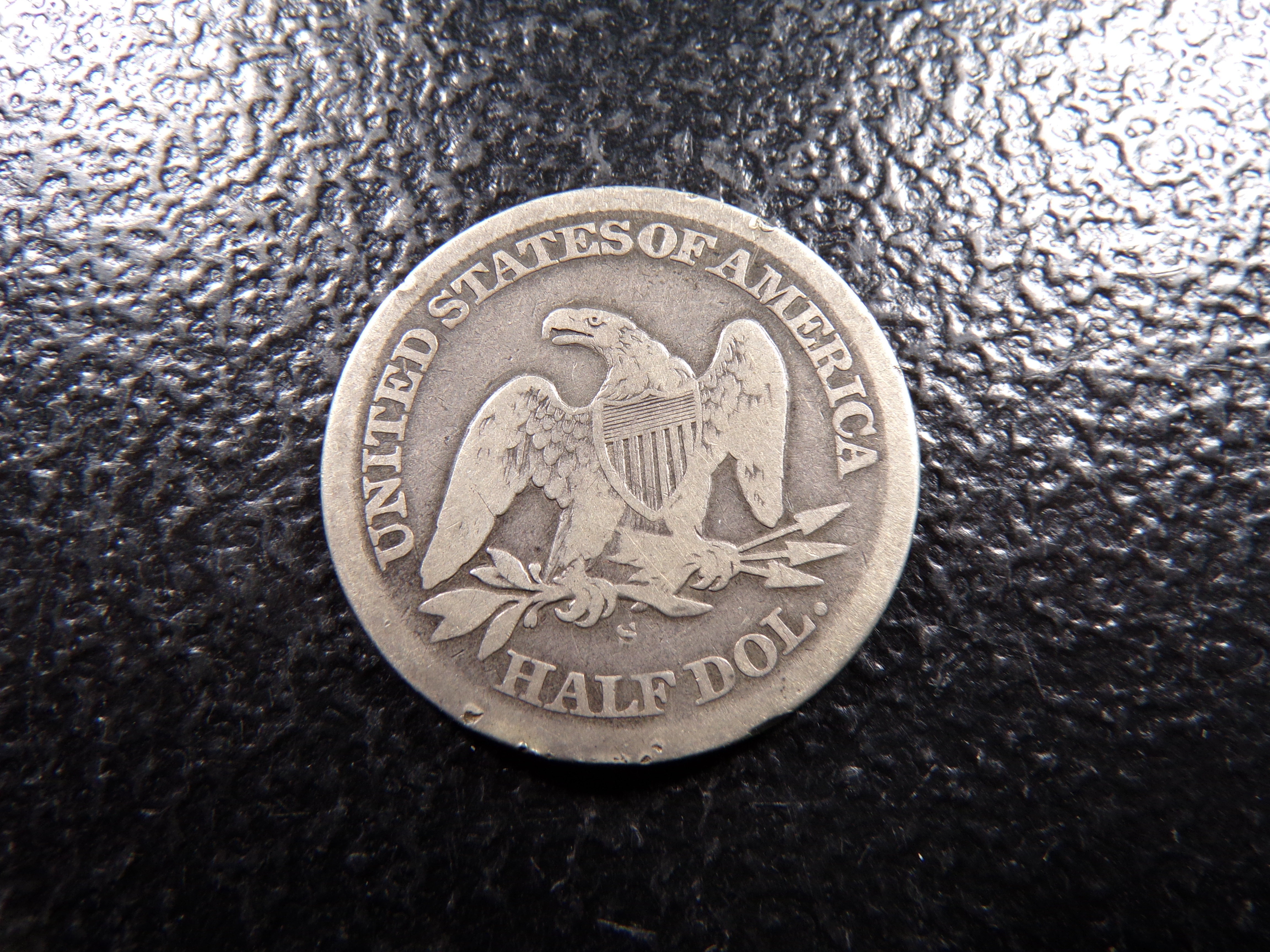 1863-S SEATED LIBERTY SILVER HALF DOLLAR