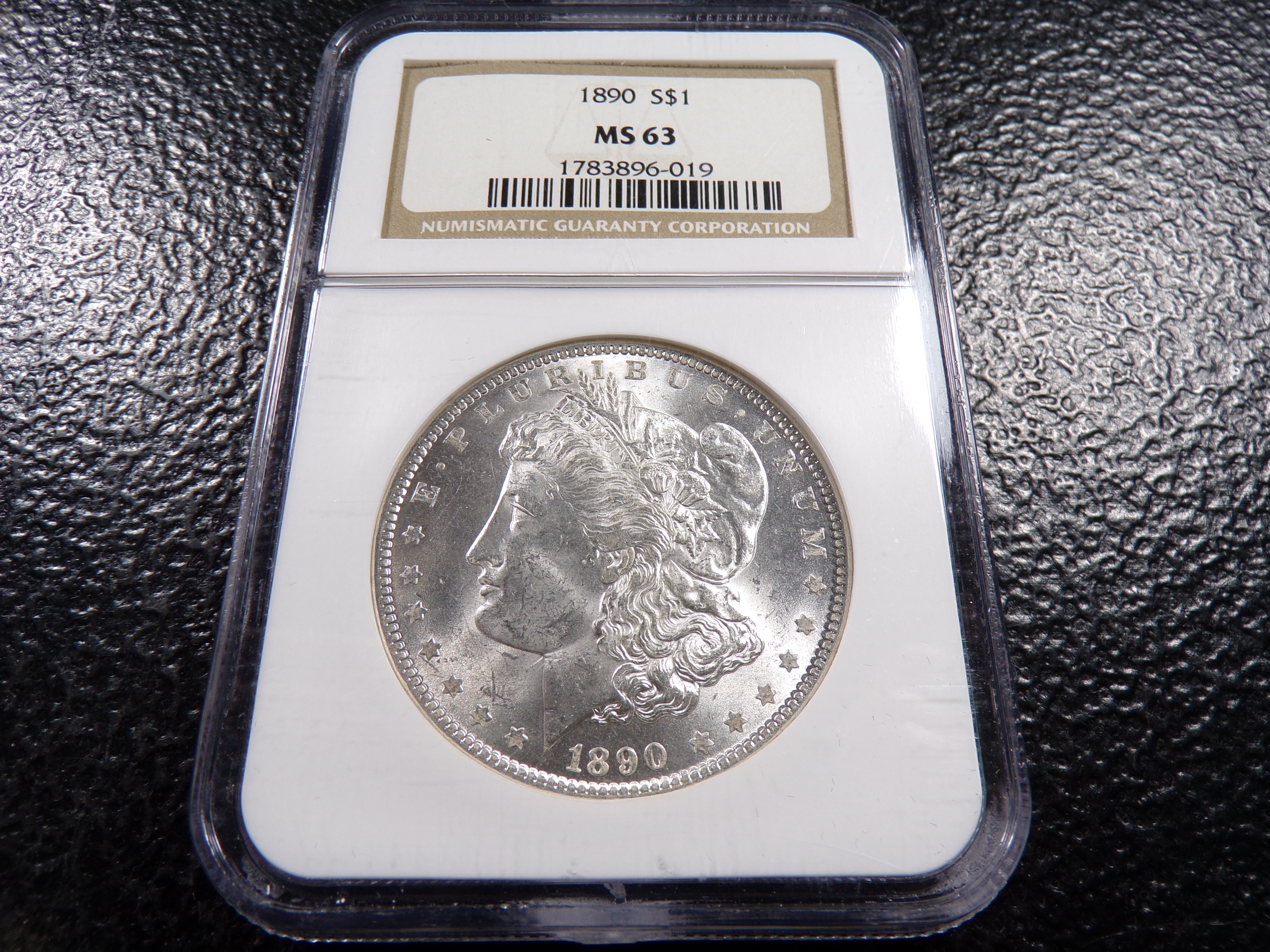 1890 NGC MS63 MORGAN SILVER DOLLAR