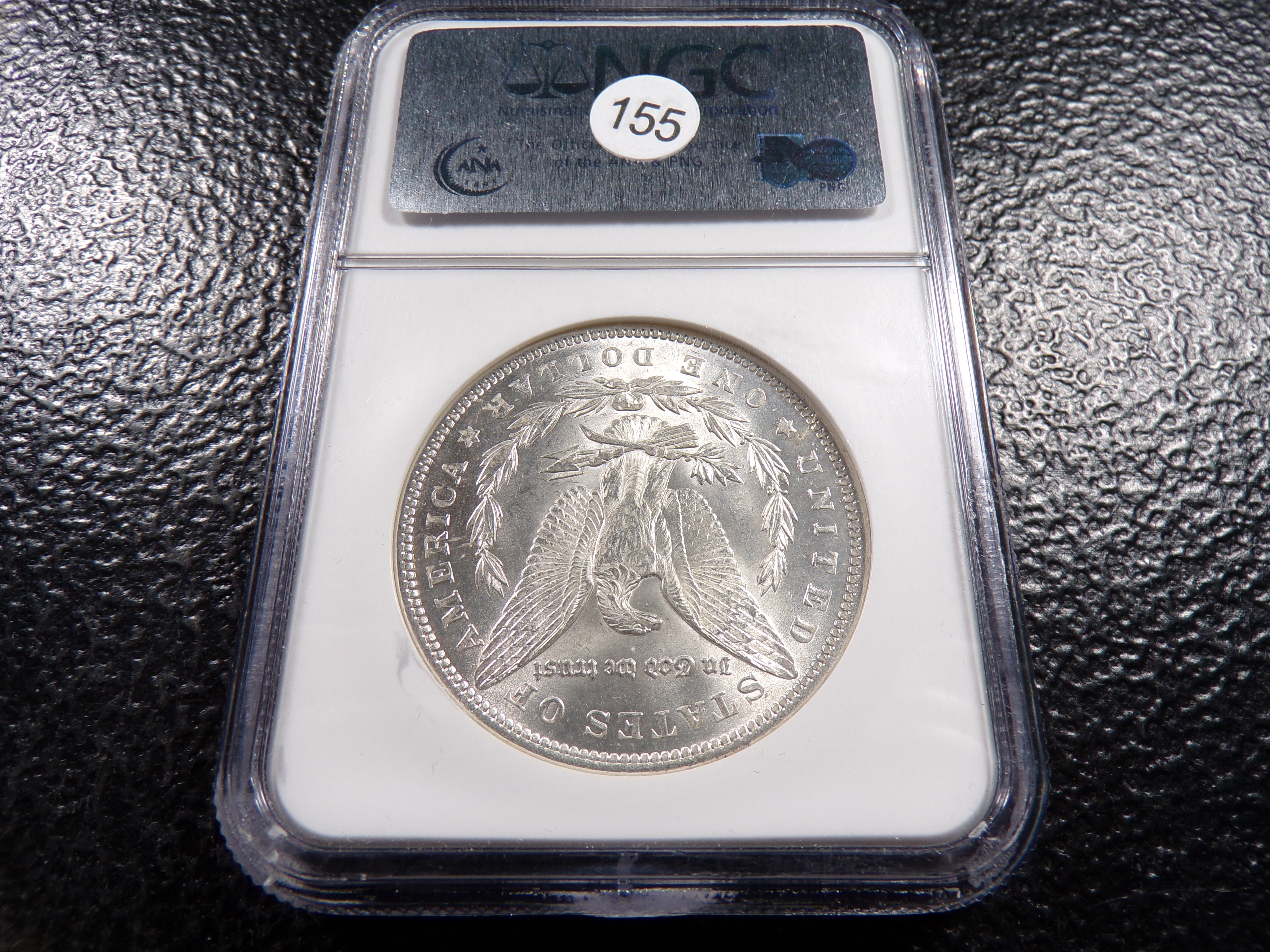 1890 NGC MS63 MORGAN SILVER DOLLAR