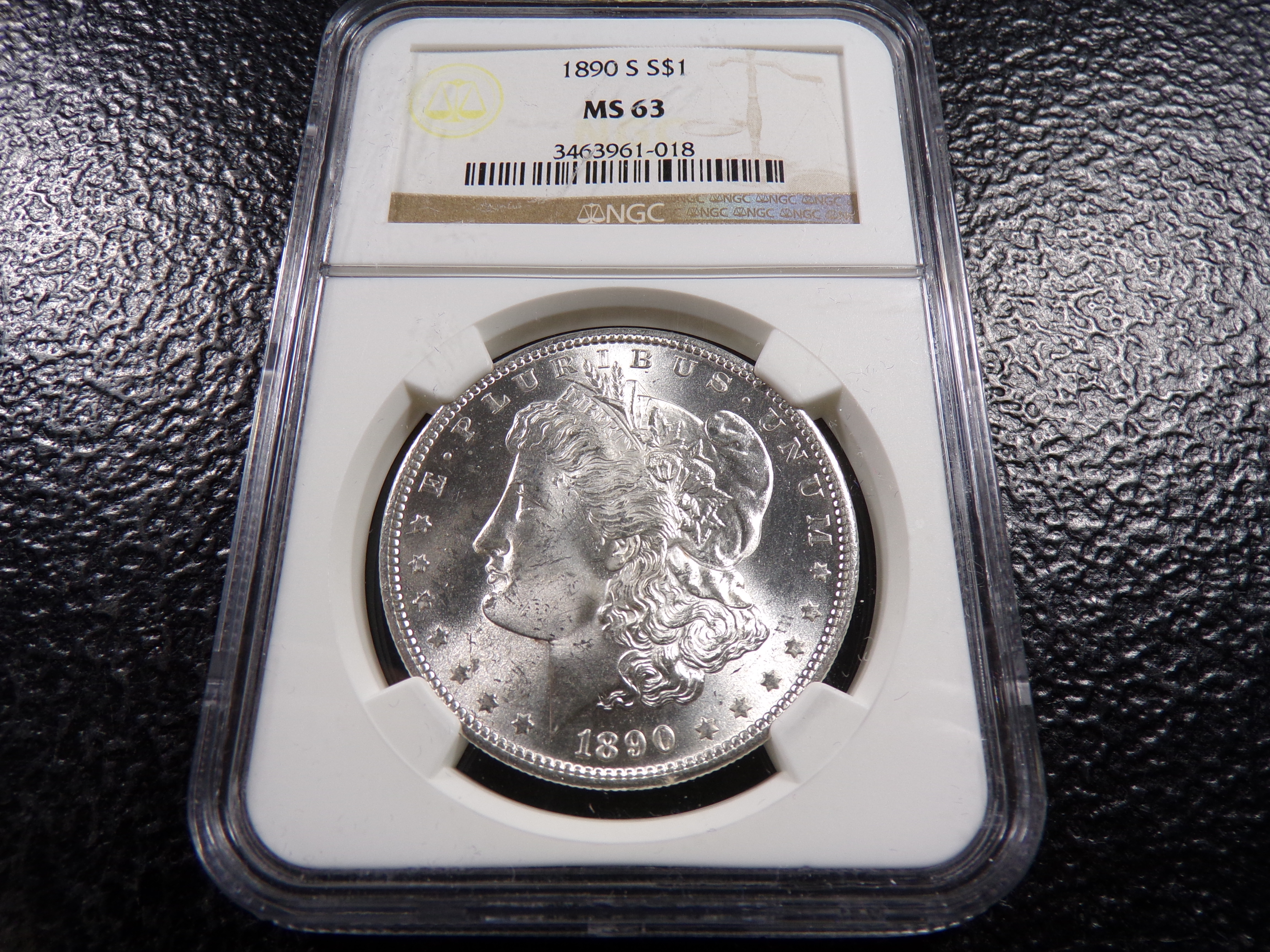 1890-S NGC MS63 MORGAN SILVER DOLLAR