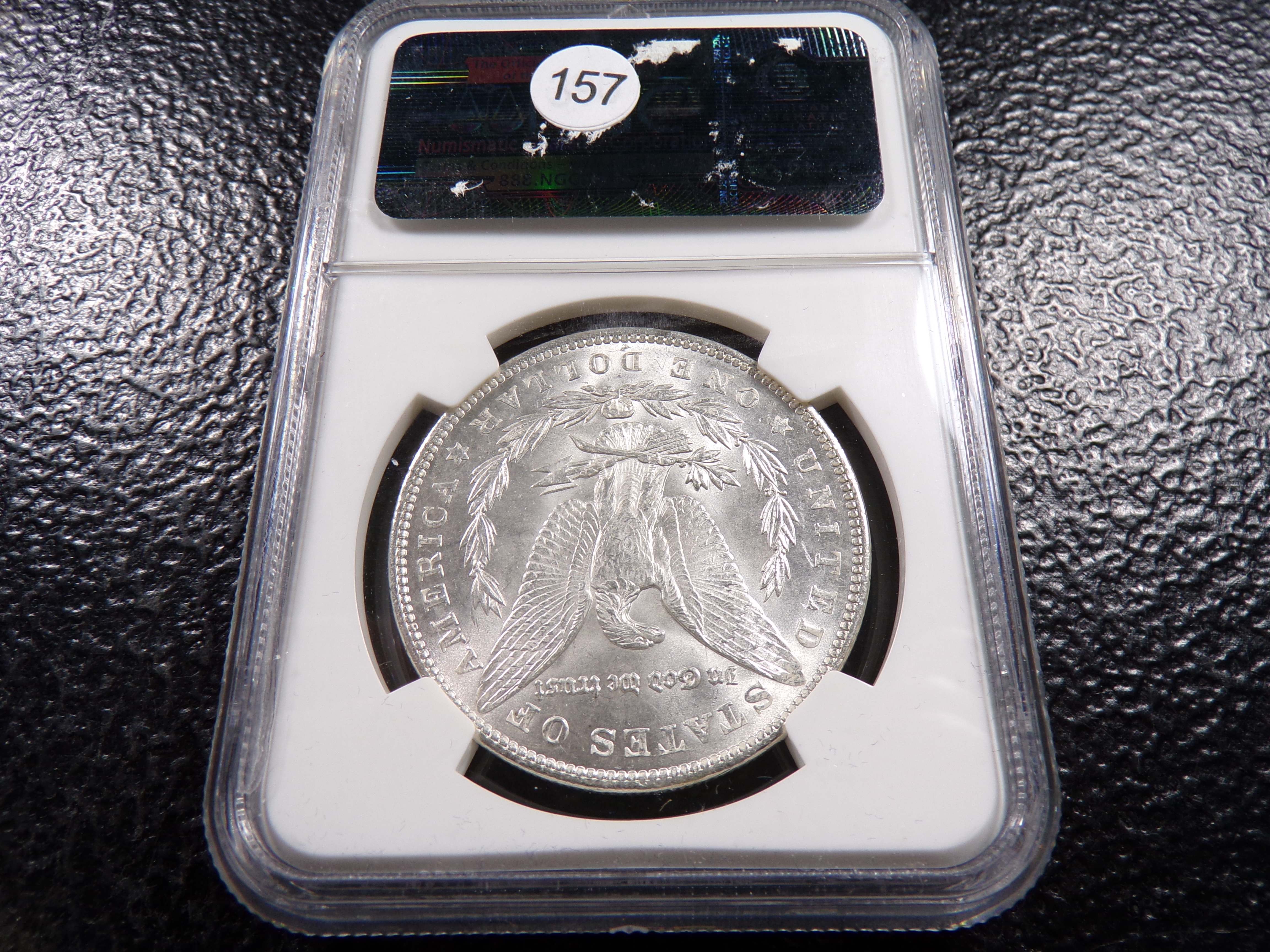 1892 NGC MS63 MORGAN SILVER DOLLAR