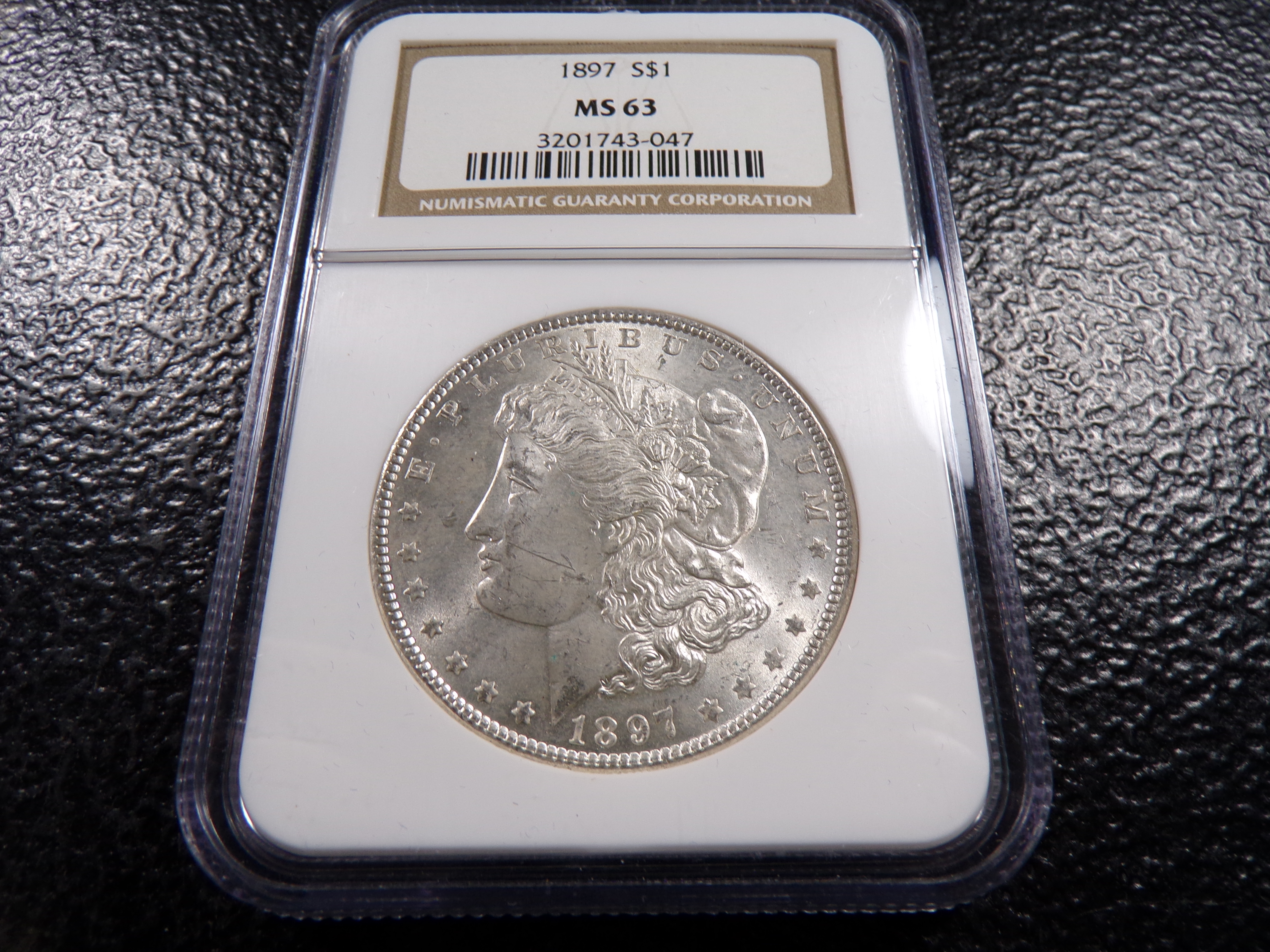 1897 NGC MS63 MORGAN SILVER DOLLAR