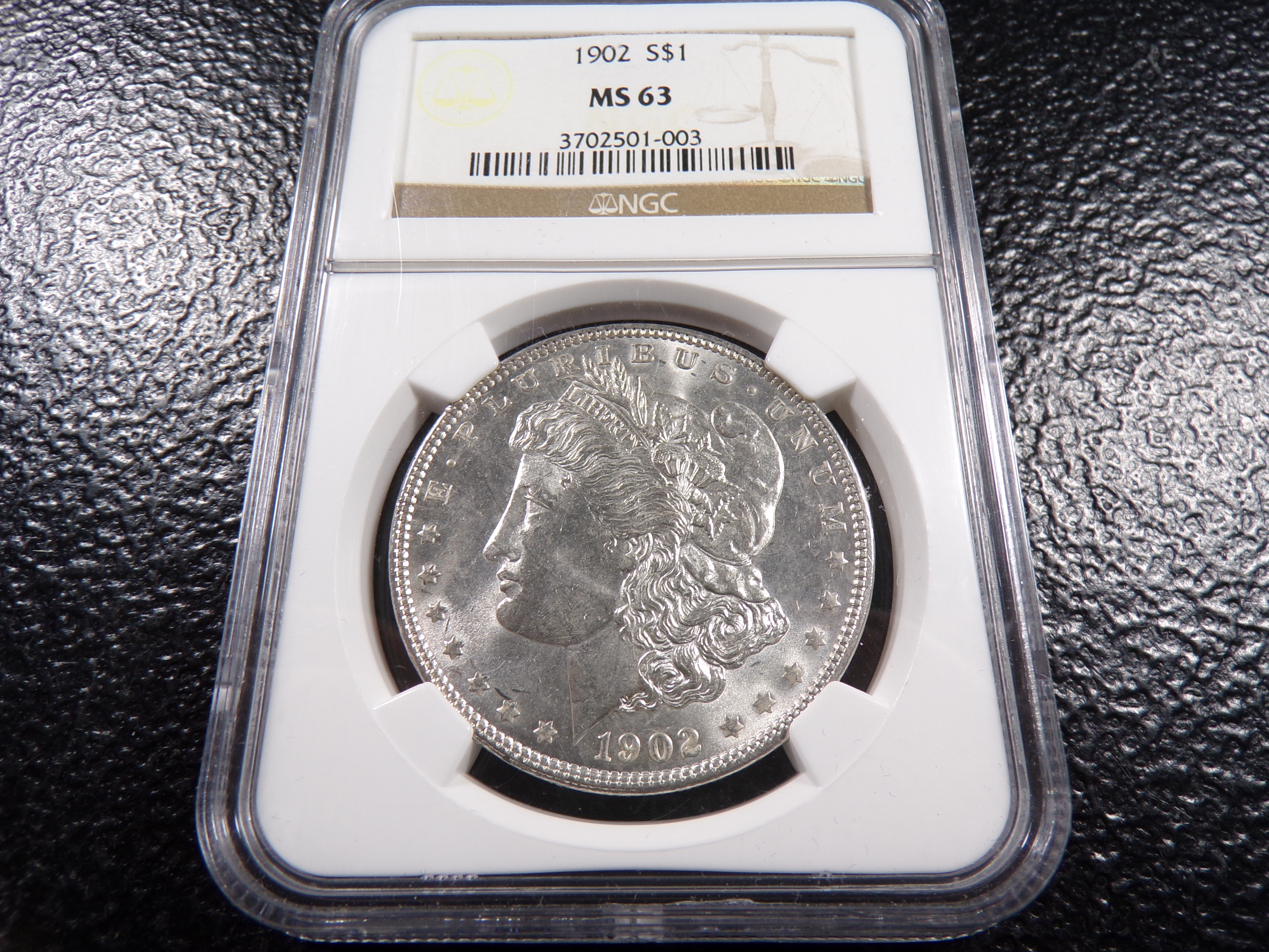 1902 NGC MS63 MORGAN SILVER DOLLAR