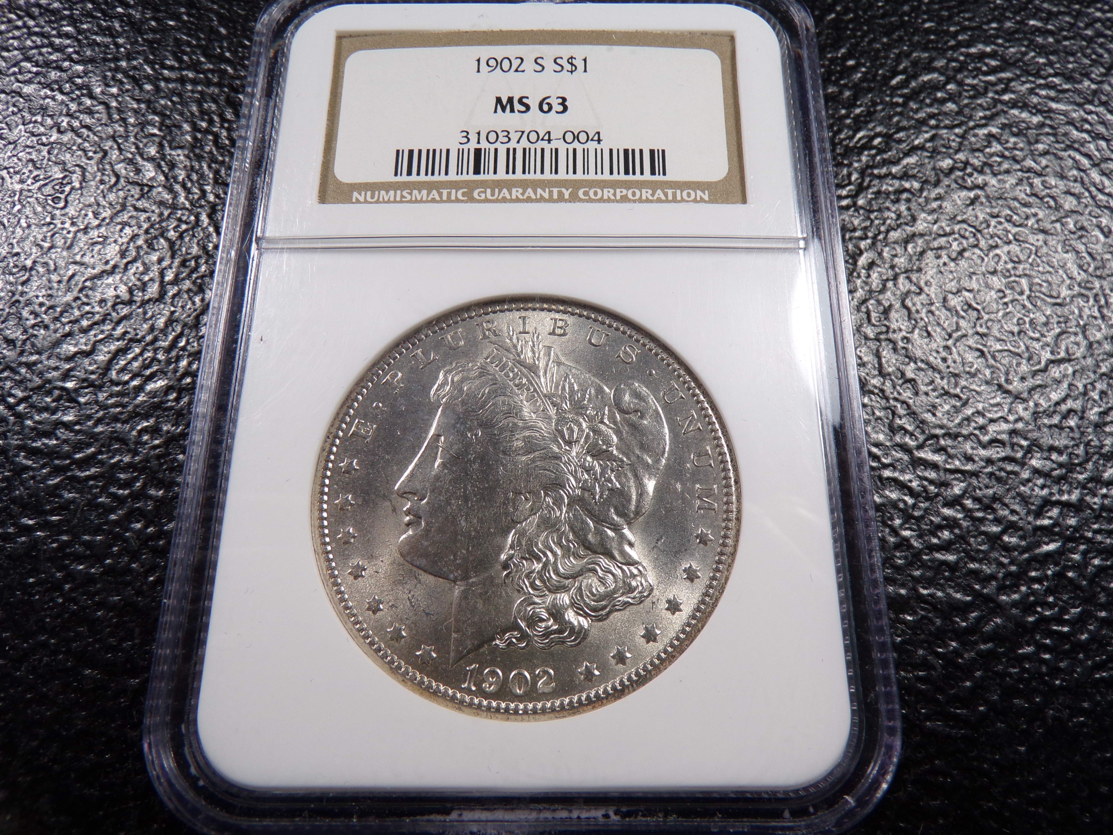 1902-S NGC MS63 MORGAN SILVER DOLLAR