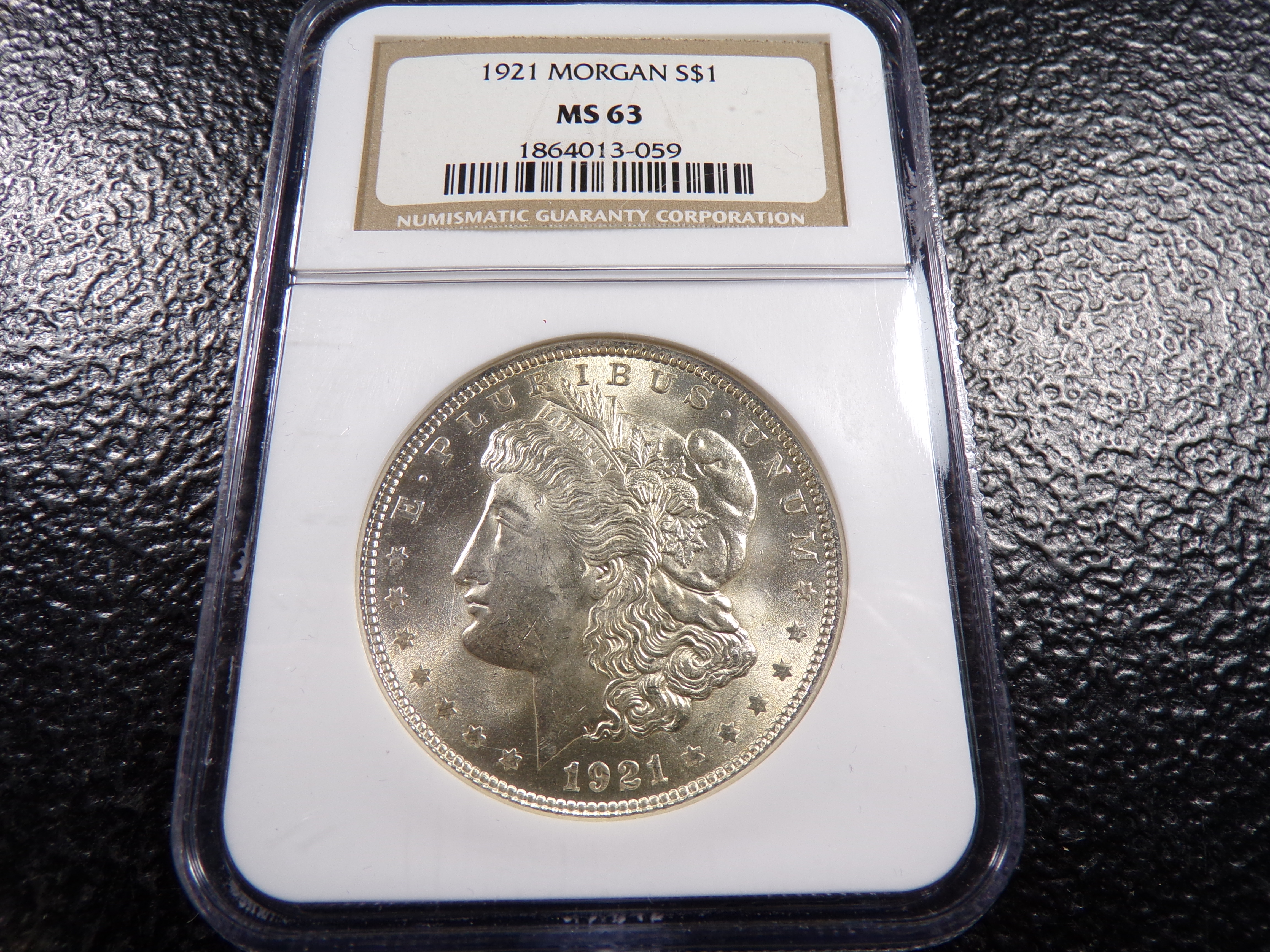 1921 NGC MS63 MORGAN SILVER DOLLAR